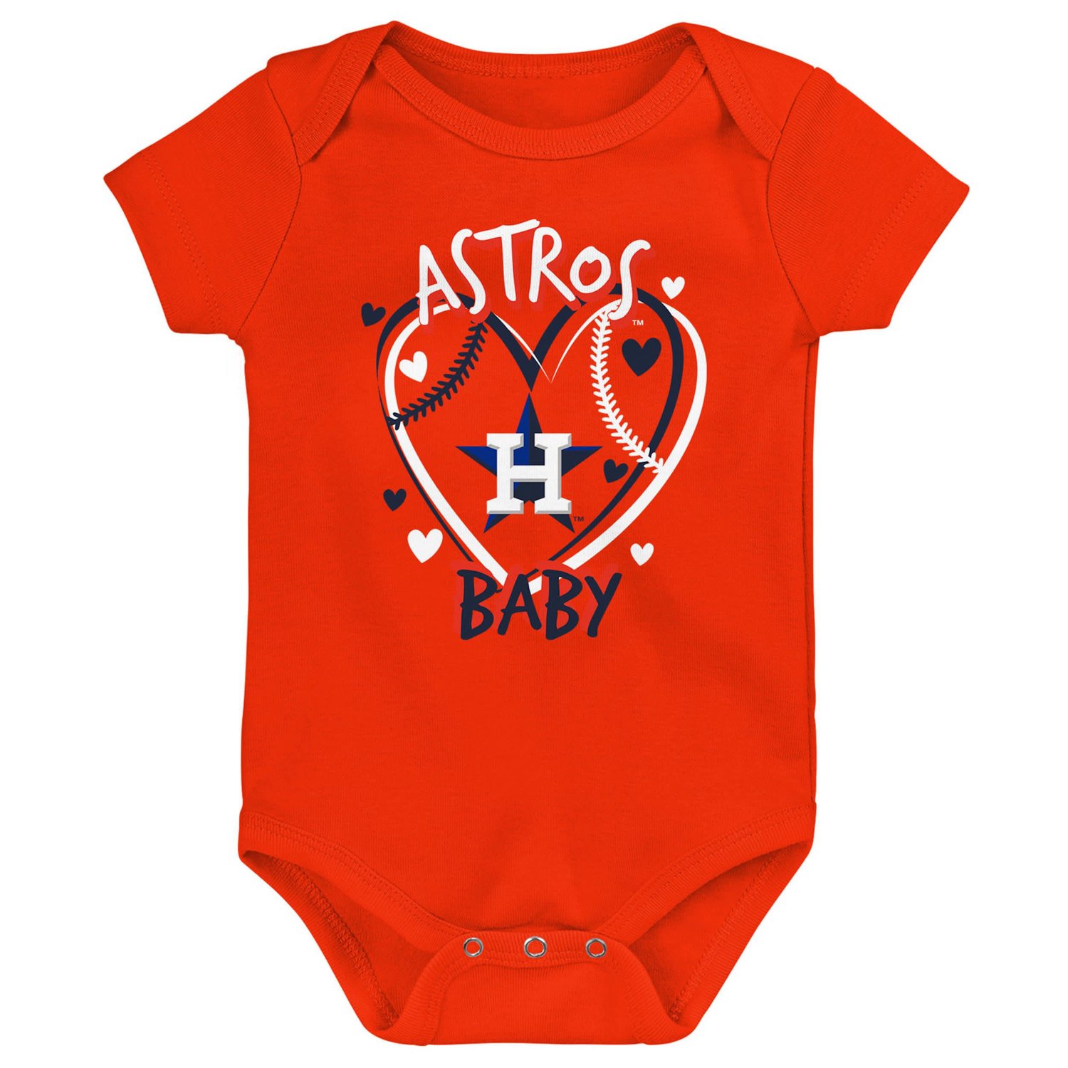 Houston Astros Slide Home Three-Pack Bodysuit Set - view number 3