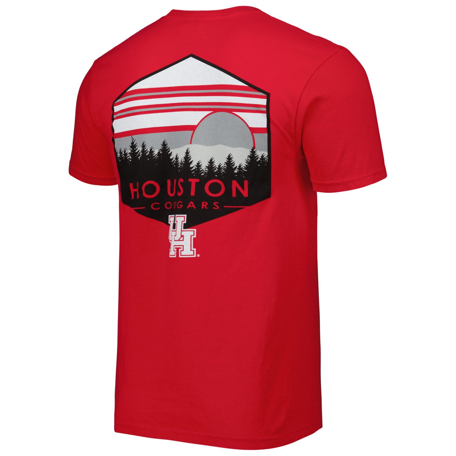 Houston Cougars Landscape Shield T-Shirt - view number 3