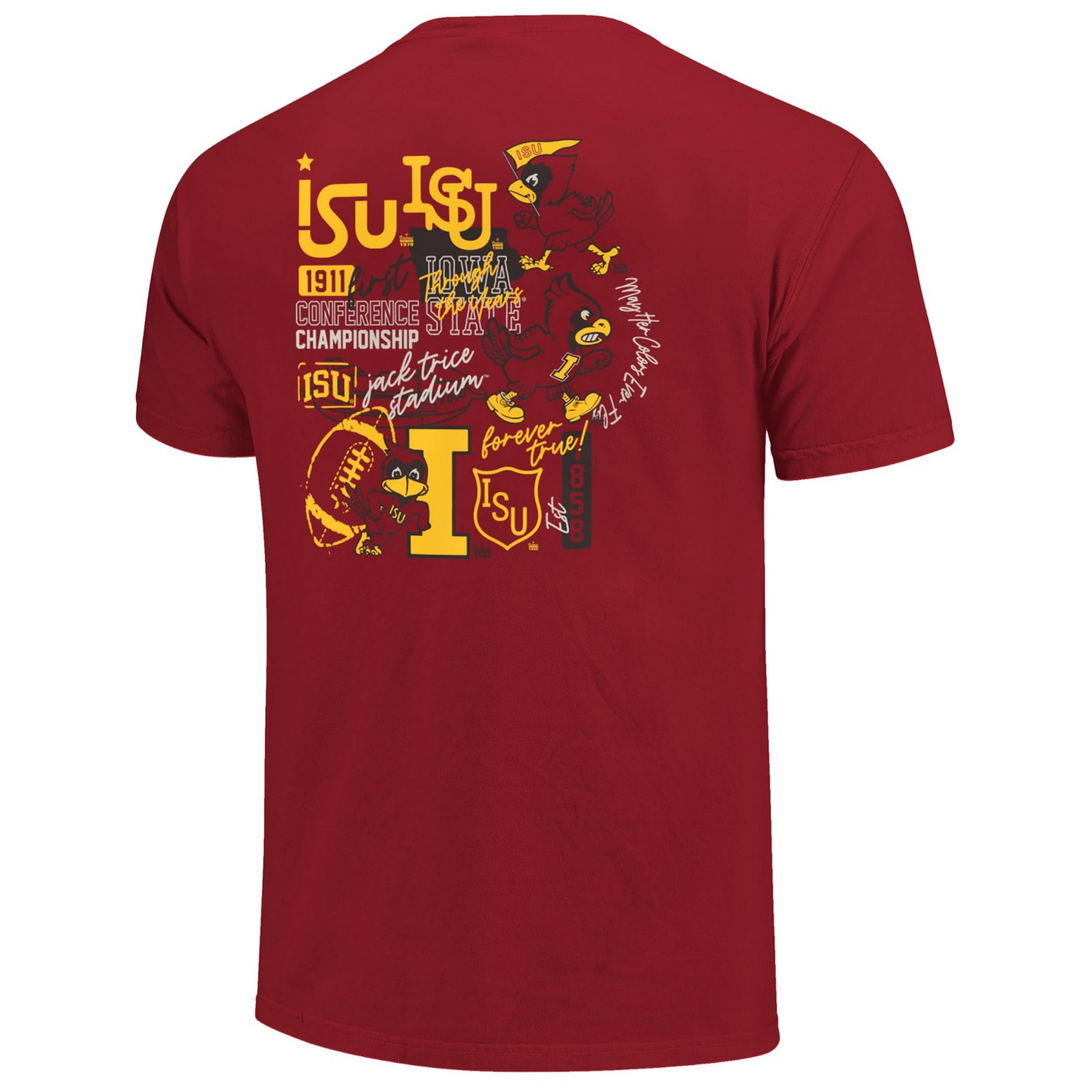 Iowa State Cyclones Through The Years 2-Hit T-Shirt - view number 3