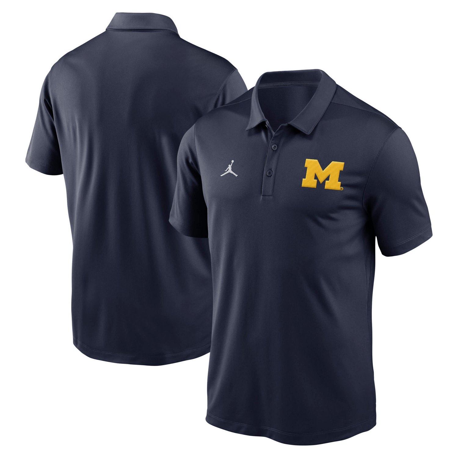 Jordan Brand Michigan Wolverines Franchise Performance Polo                                                                      - view number 1