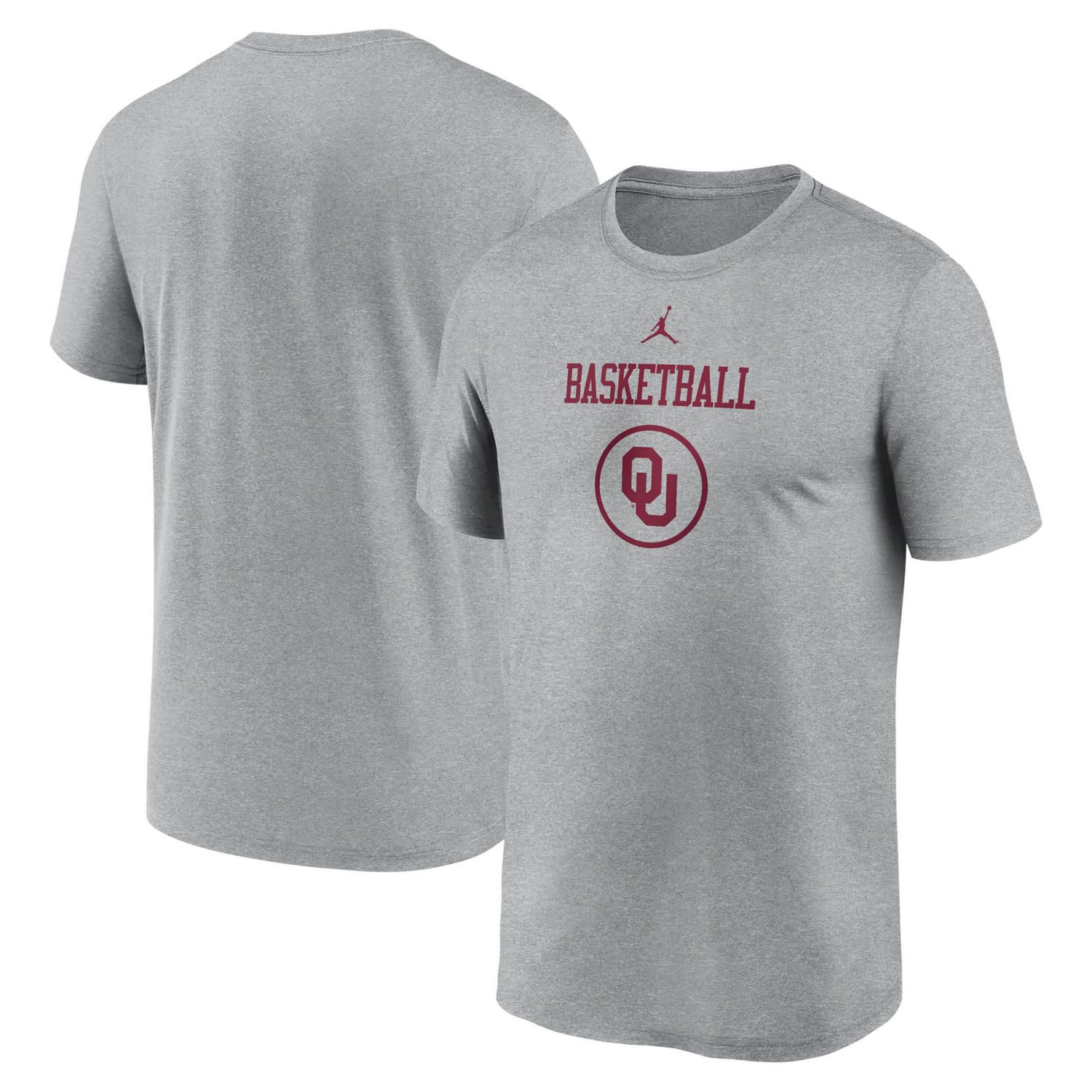 Jordan Brand Oklahoma Sooners On-Court Basketball Legend Practice Performance T-Shirt