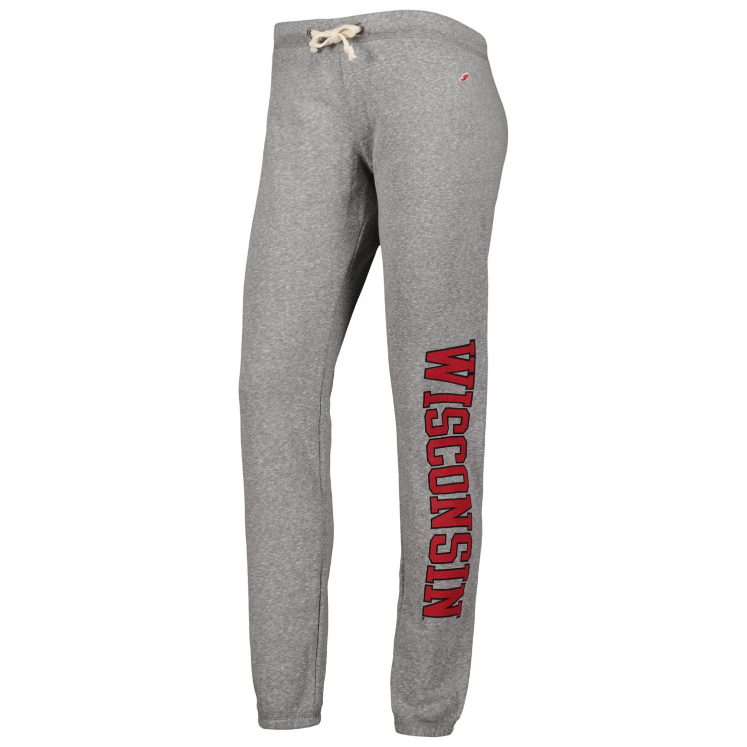 League Collegiate Wear Wisconsin Badgers Victory Springs Tri-Blend Jogger Pants - view number 2
