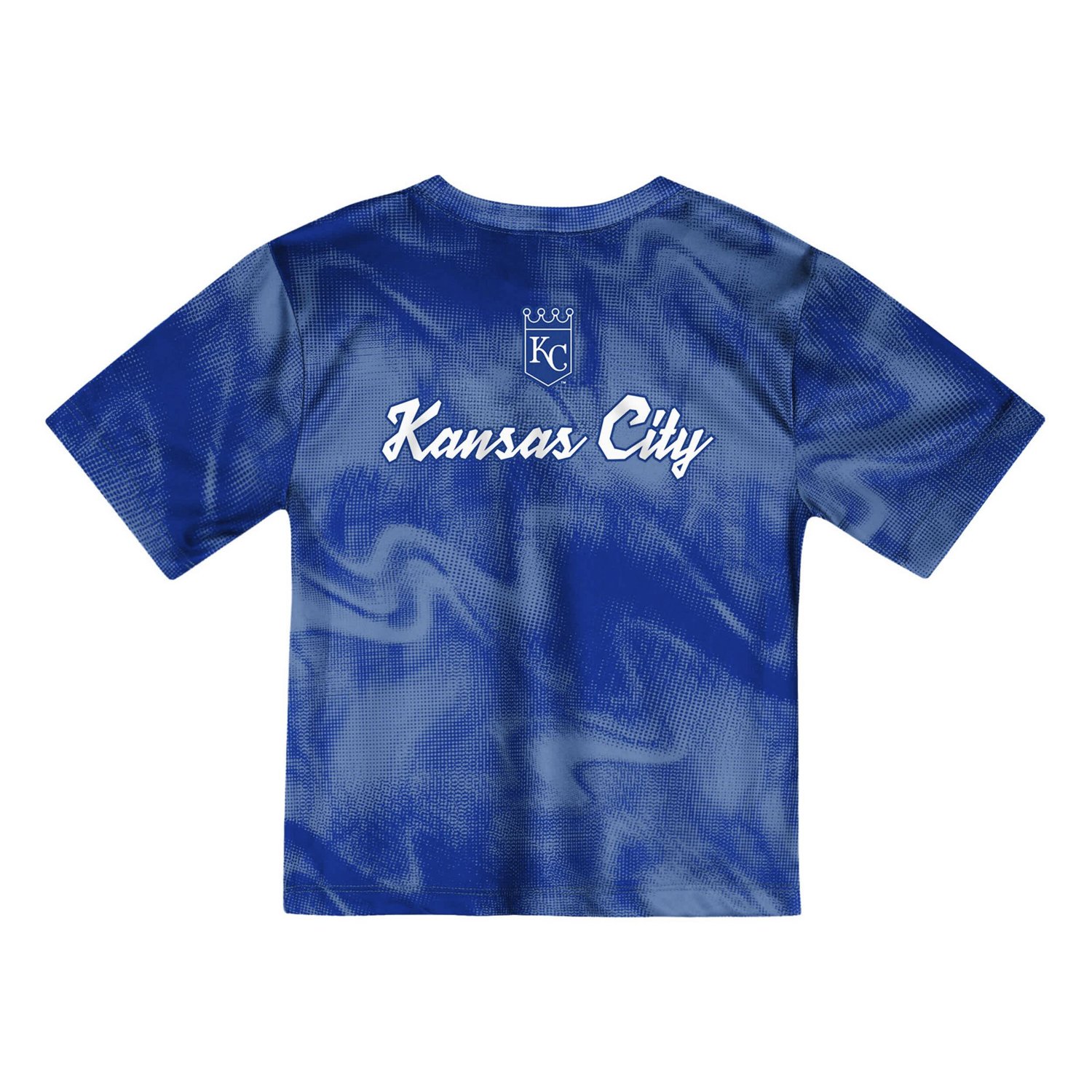 Light Royal Kansas City Royals Pinch Hitter Infielder T-Shirt and Shorts Set - view number 3