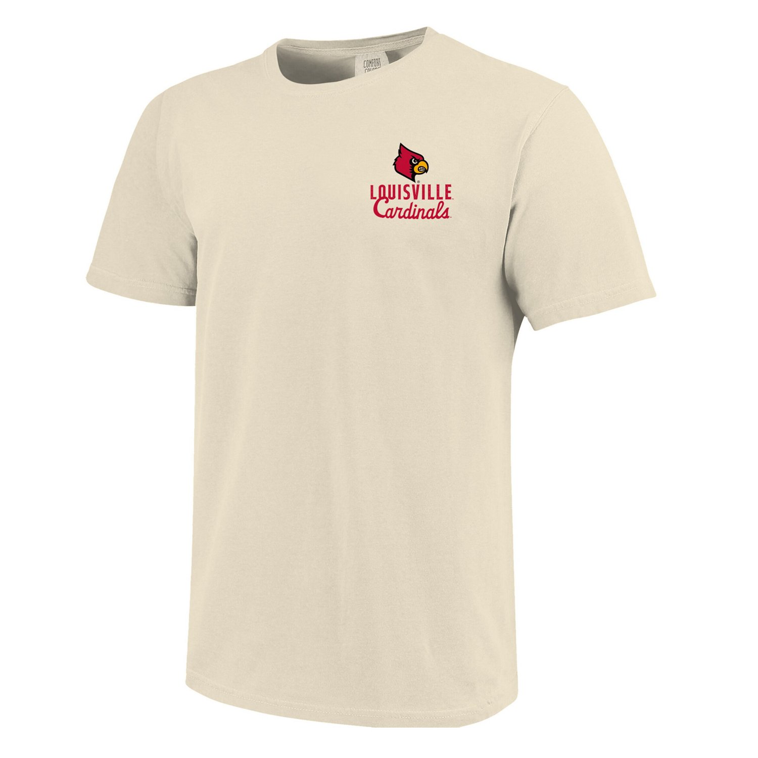 Louisville Cardinals Comfort Colors Mascot Overlay T-Shirt - view number 2