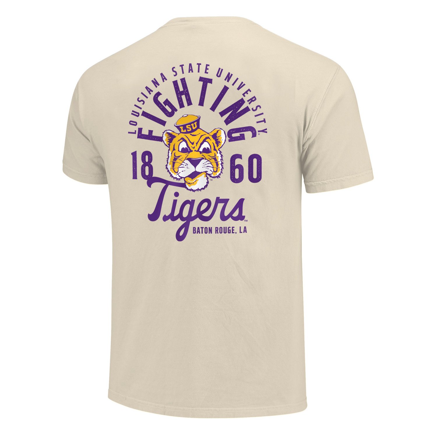 LSU Tigers Comfort Colors Mascot Overlay T-Shirt                                                                                 - view number 3