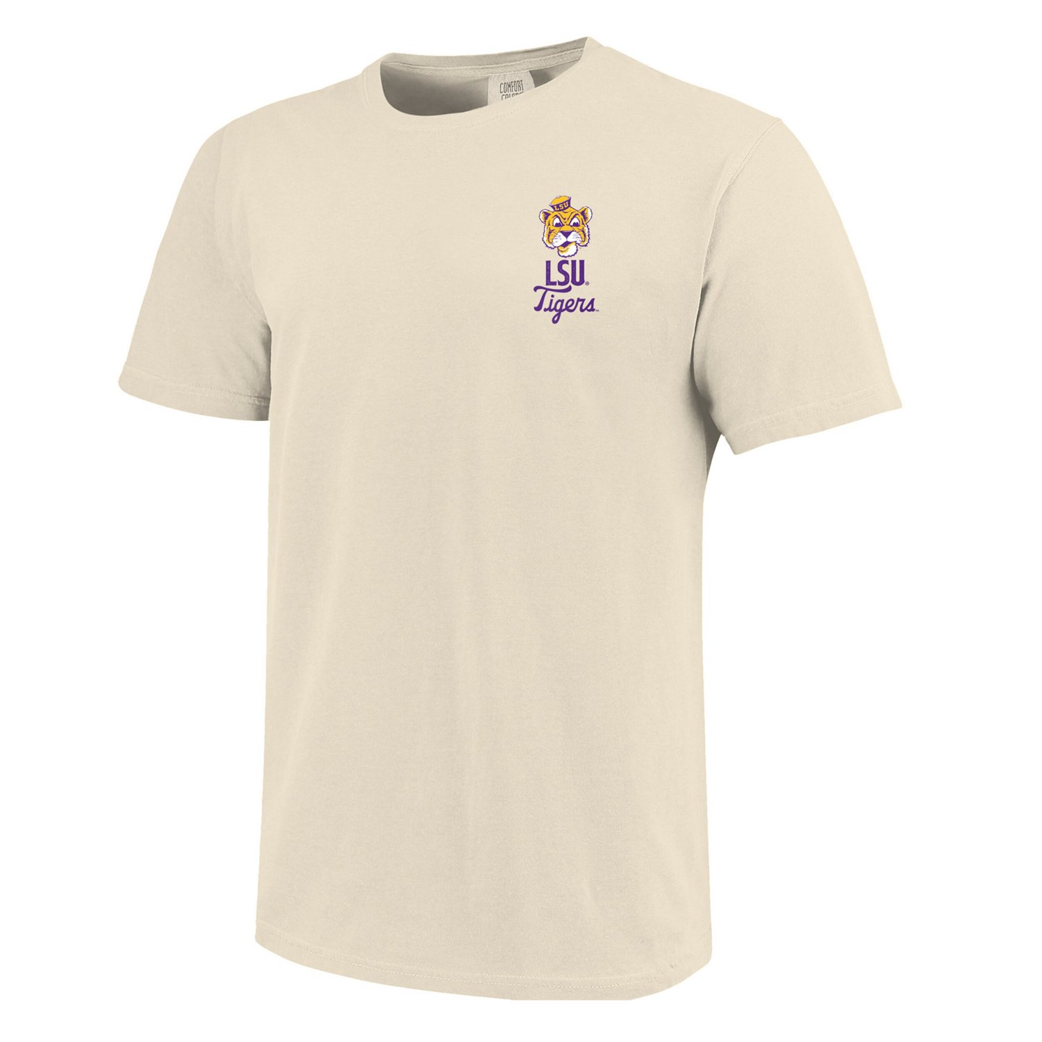 LSU Tigers Comfort Colors Mascot Overlay T-Shirt                                                                                 - view number 2