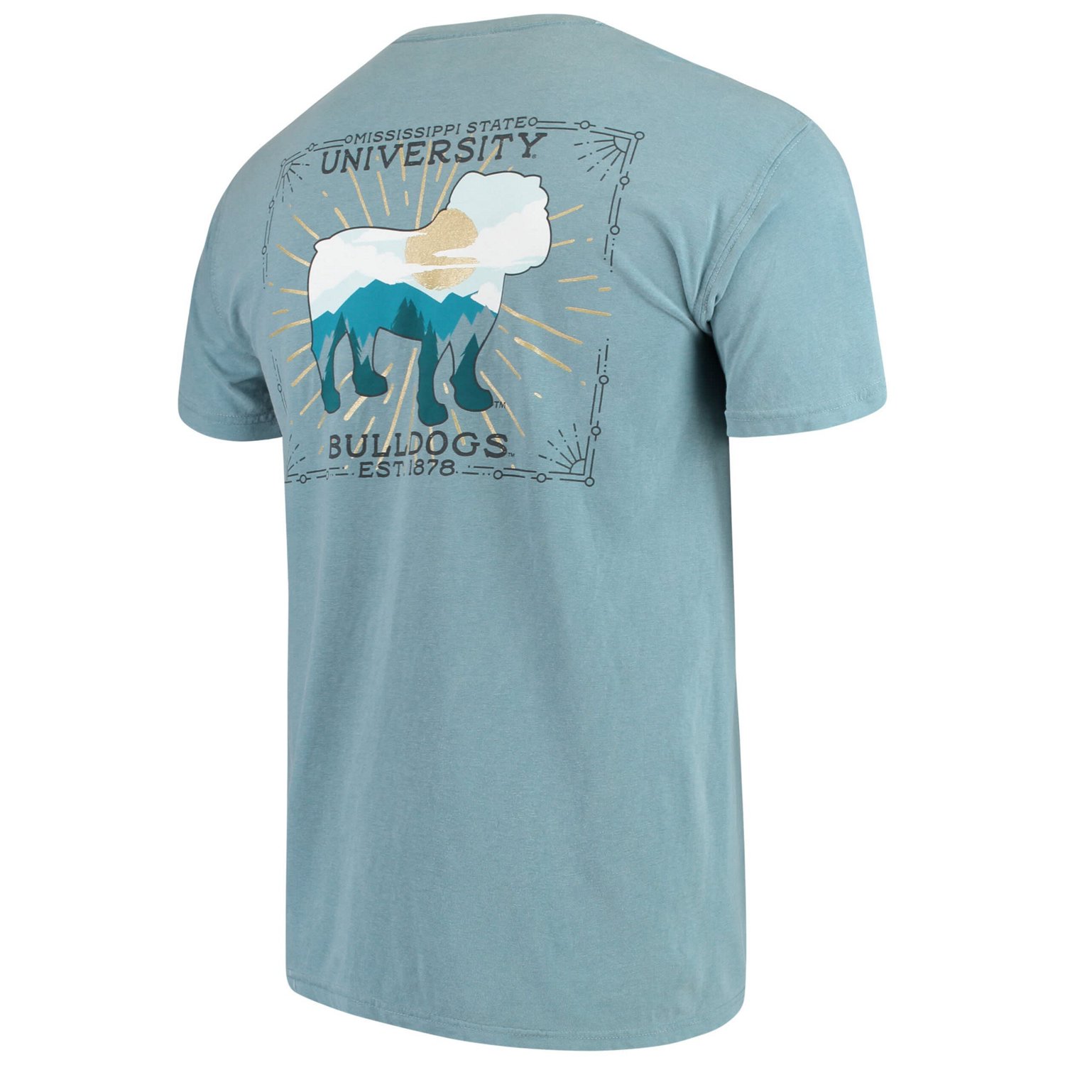 Mississippi State Bulldogs State Scenery Comfort Colors T-Shirt - view number 3
