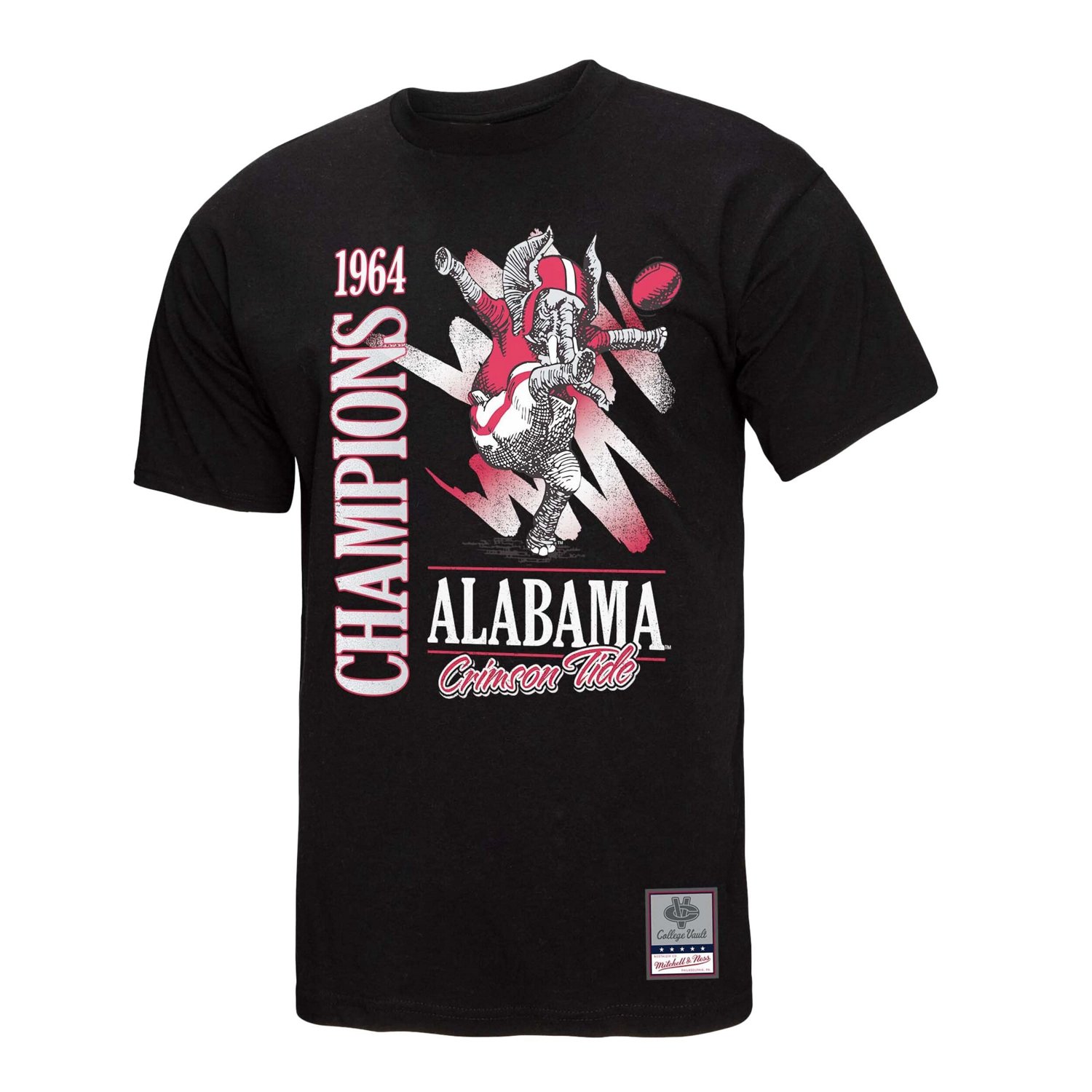 Mitchell  Ness Alabama Crimson Tide Retro Brush Mineral Wash T-Shirt - view number 2