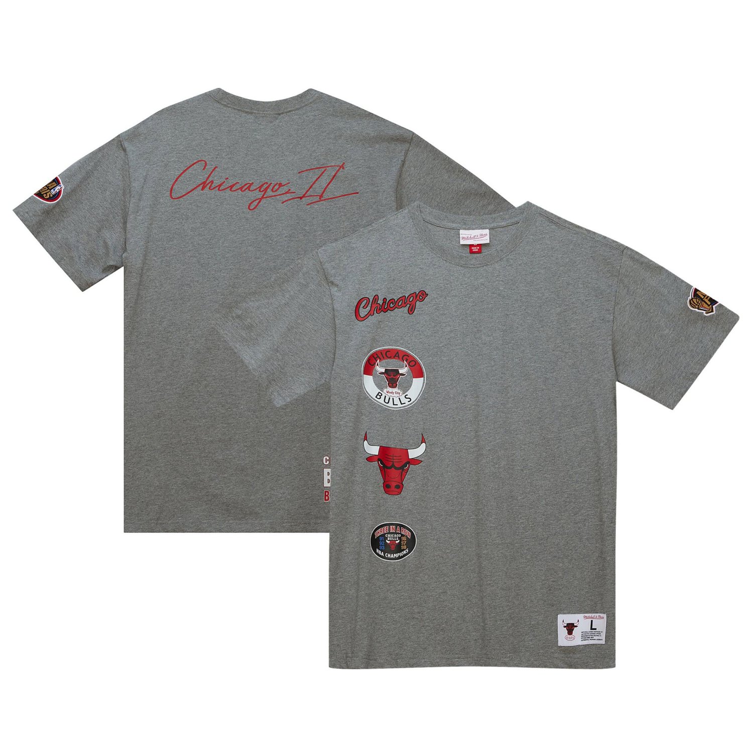 Mitchell  Ness Chicago Bulls City Collection T-Shirt