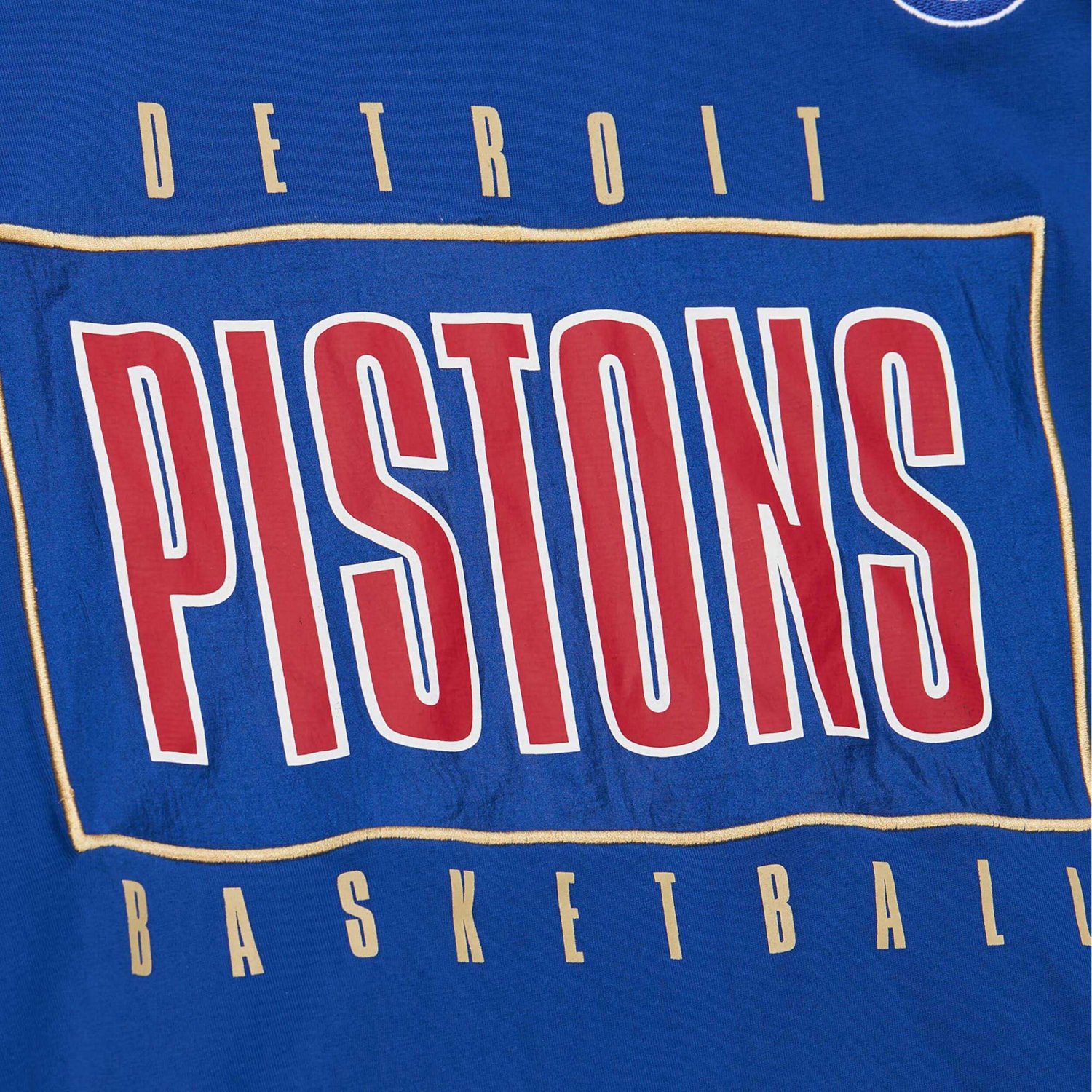 Mitchell  Ness Detroit Pistons Hardwood Classics Team OG 20 Premium Vintage Logo T-Shirt                                         - view number 4