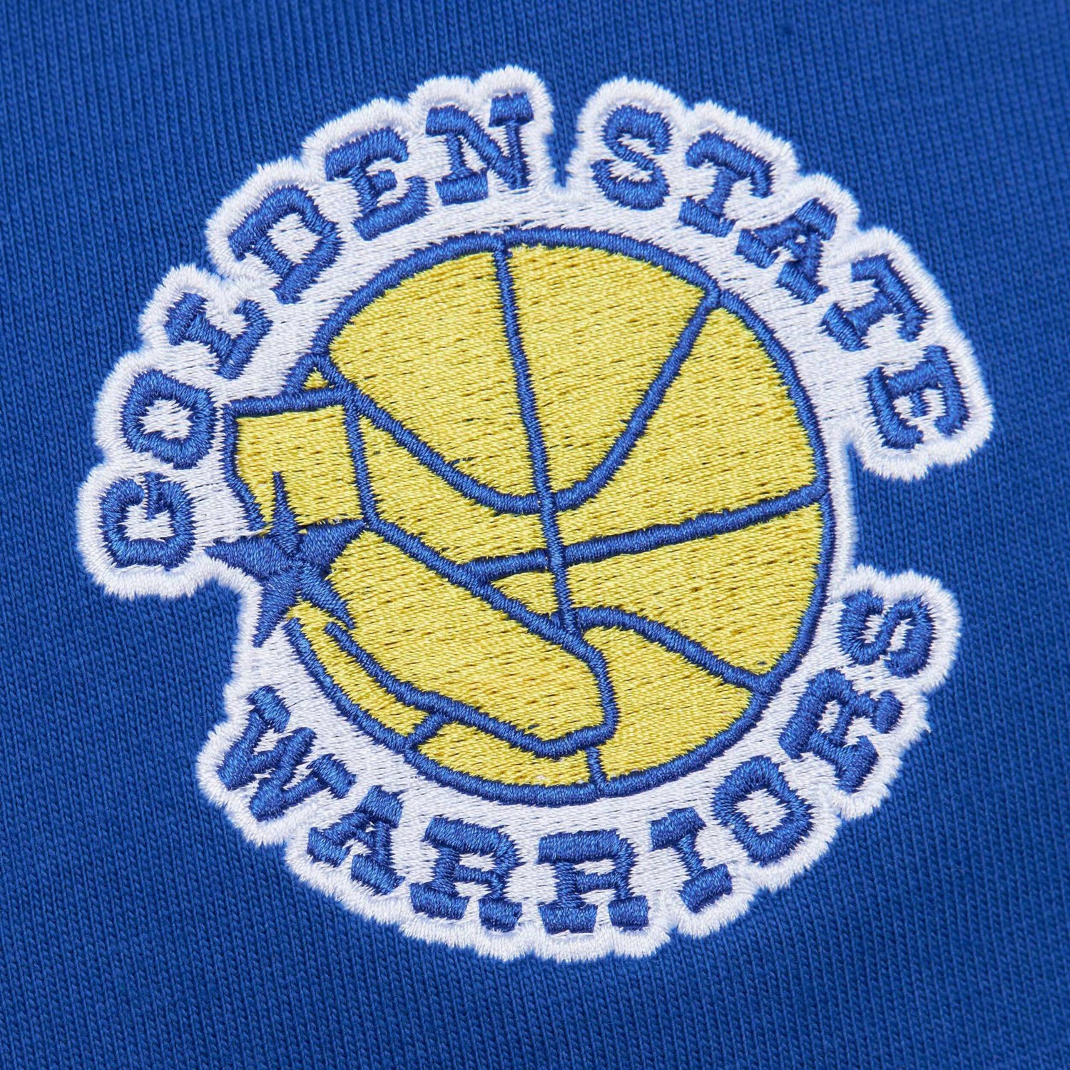 Mitchell  Ness Golden State Warriors Hardwood Classics Team OG 20 Premium Vintage Logo T-Shirt - view number 4