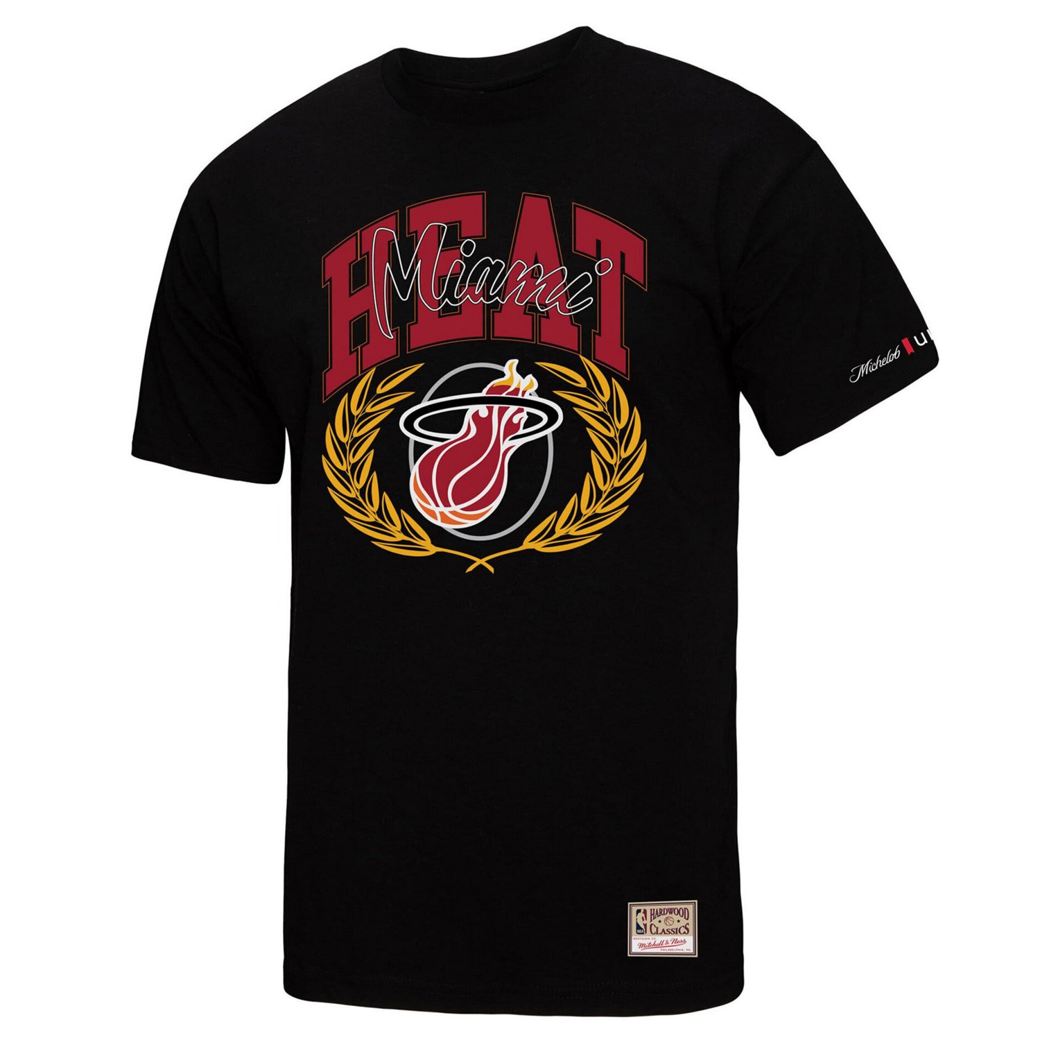 Mitchell  Ness Miami Heat NBA x Michelob Ultra Rewind II T-Shirt                                                                 - view number 2