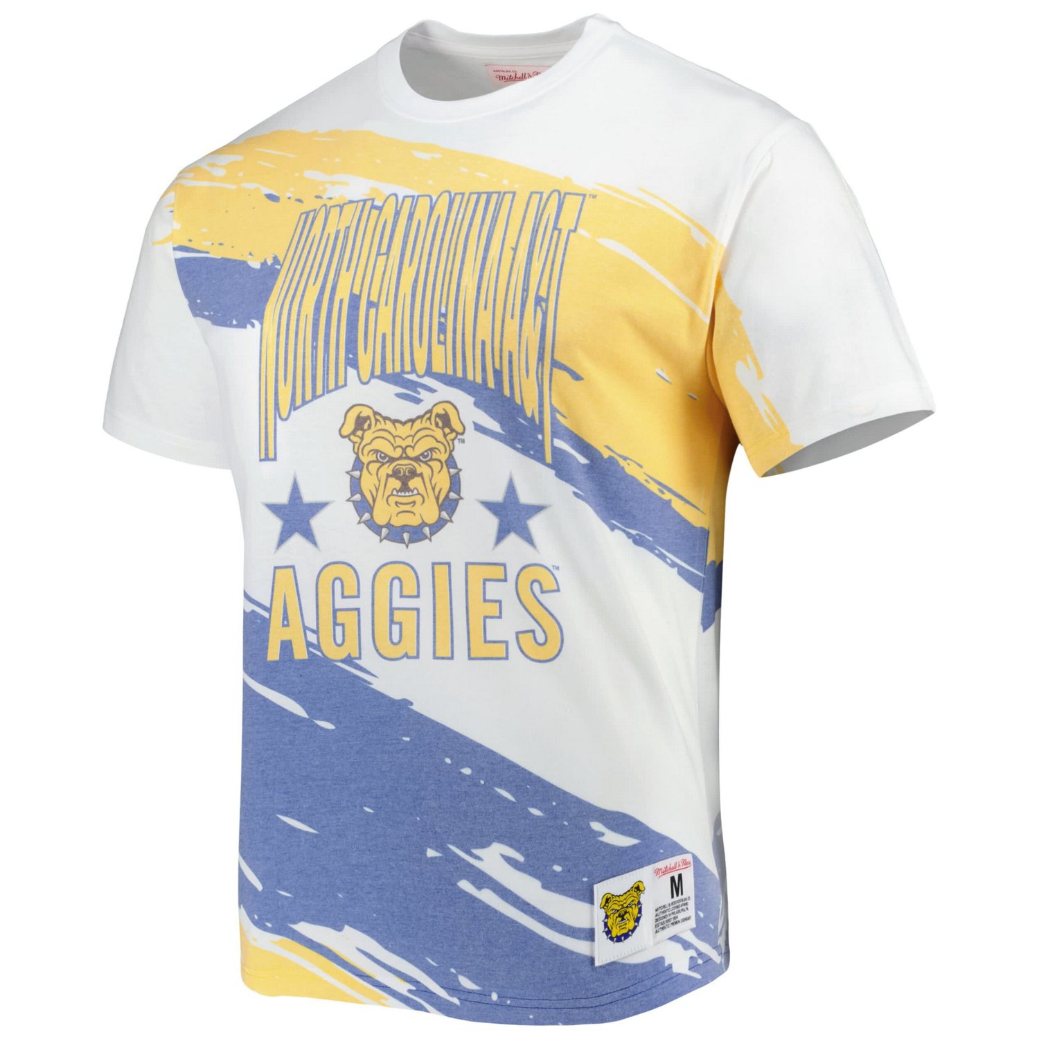 Mitchell  Ness North Carolina AT Aggies Paintbrush Sublimated T-Shirt - view number 2
