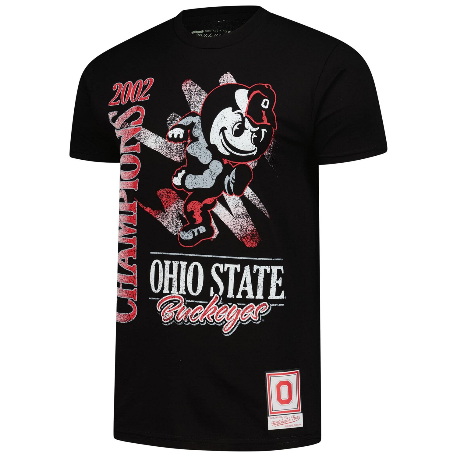 Mitchell  Ness Ohio State Buckeyes Retro Brush Mineral Wash T-Shirt - view number 2