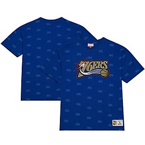 Mitchell Ness Philadelphia 76ers All Over Print Top | Academy Mitchell Ness Philadelphia 76ers All Over Print Top | Academy