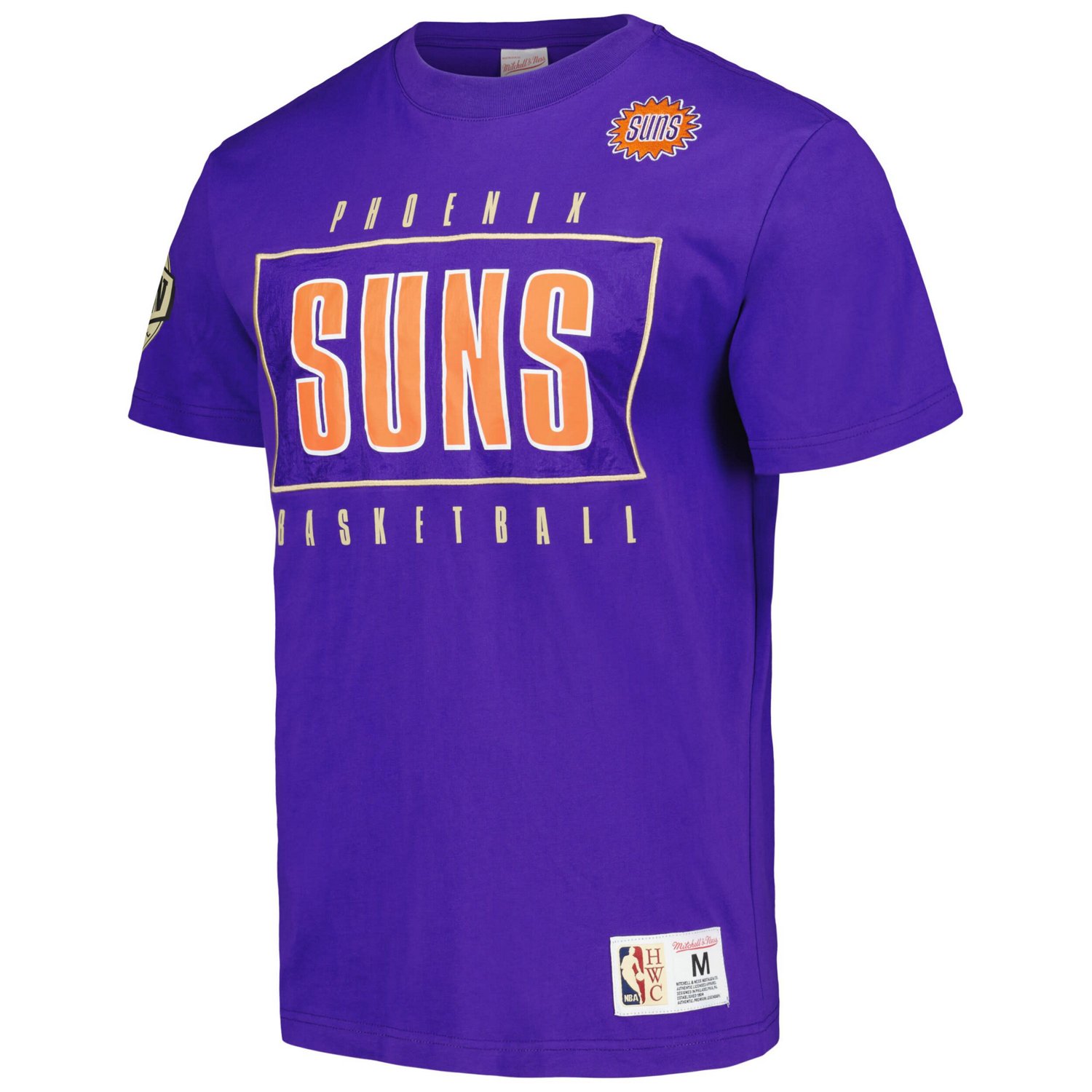 Mitchell  Ness Phoenix Suns Hardwood Classics Team OG 20 Premium Vintage Logo T-Shirt - view number 2