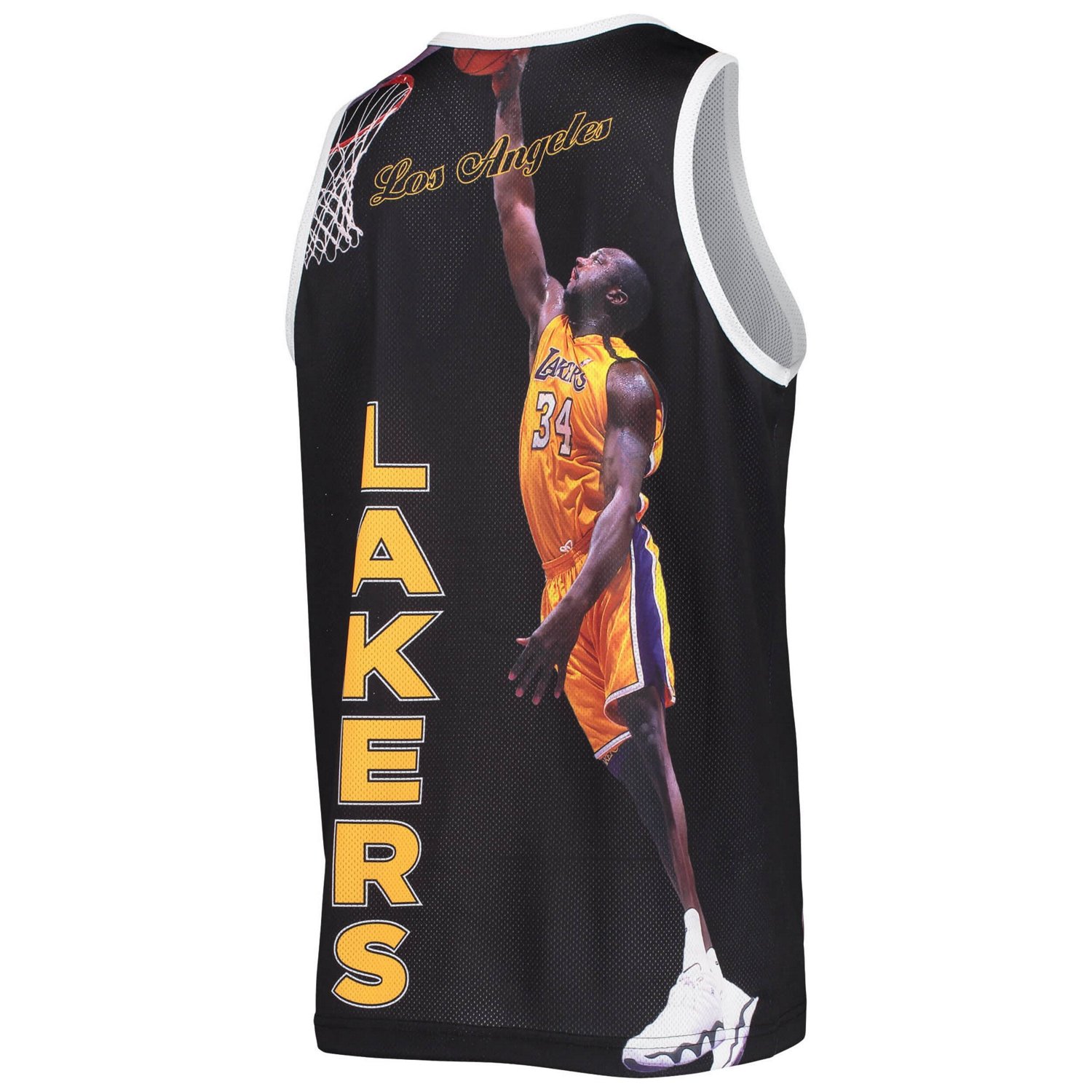 Mitchell  Ness Shaquille O'Neal Los Angeles Lakers Hardwood Classics Player Tank Top - view number 3