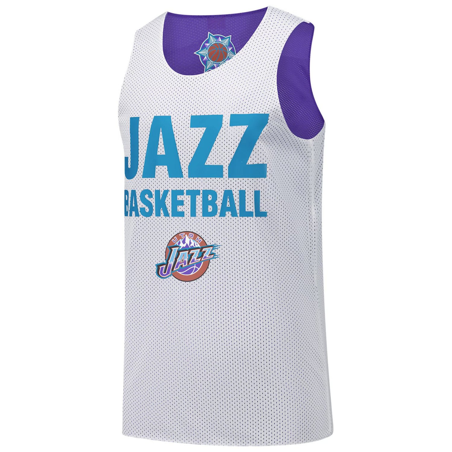 Mitchell  Ness Utah Jazz Hardwood Classics Reversible Mesh Practice Jersey                                                       - view number 3
