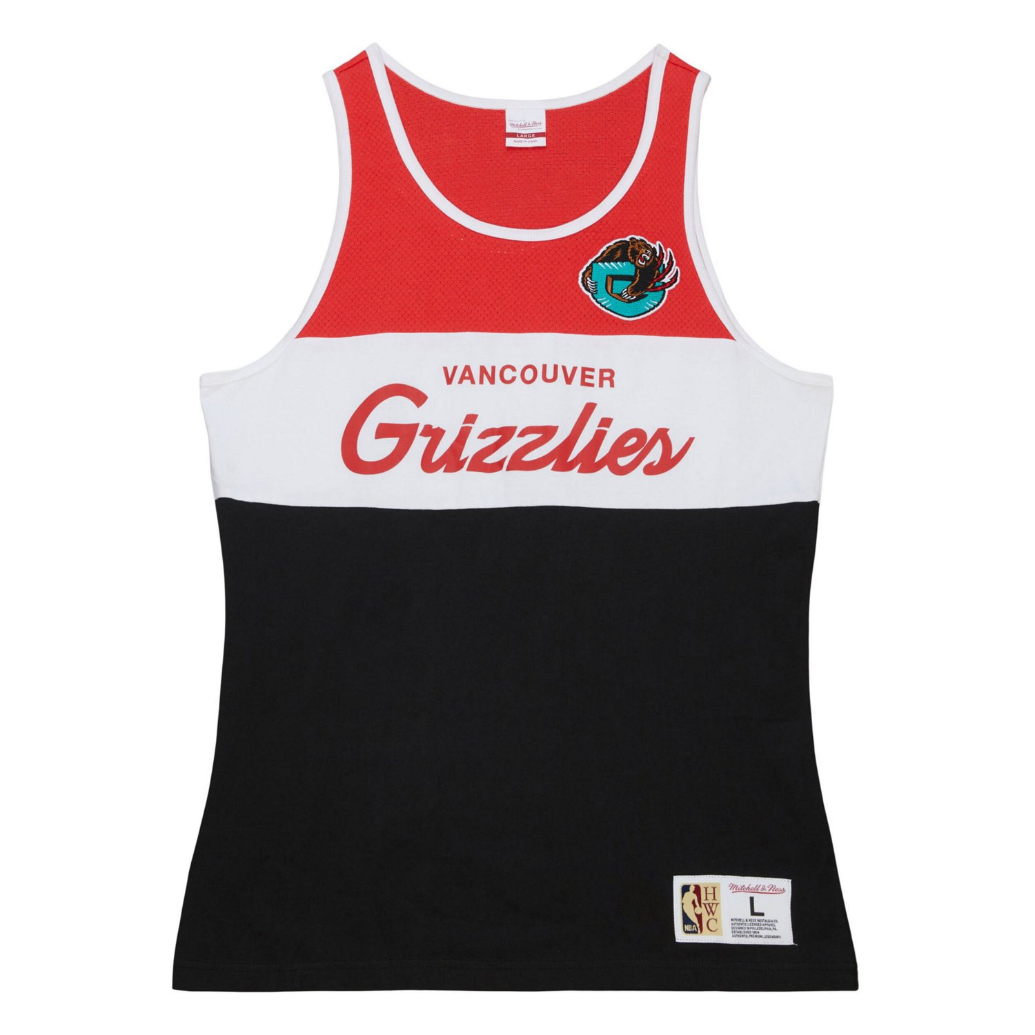 Mitchell  Ness Vancouver Grizzlies Special Script Tank Top - view number 2