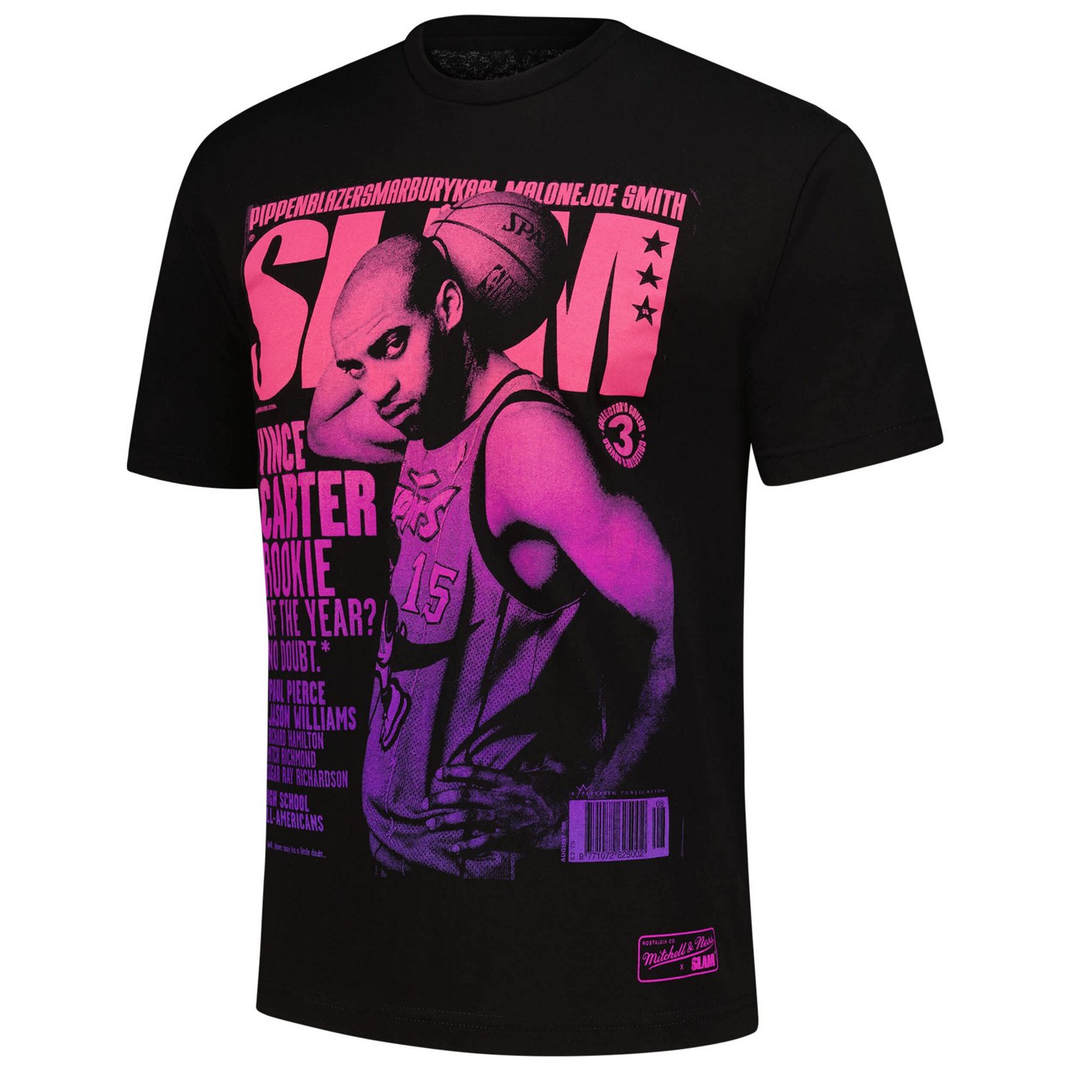 Mitchell  Ness Vince Carter Toronto Raptors SLAM Gradient T-Shirt - view number 2