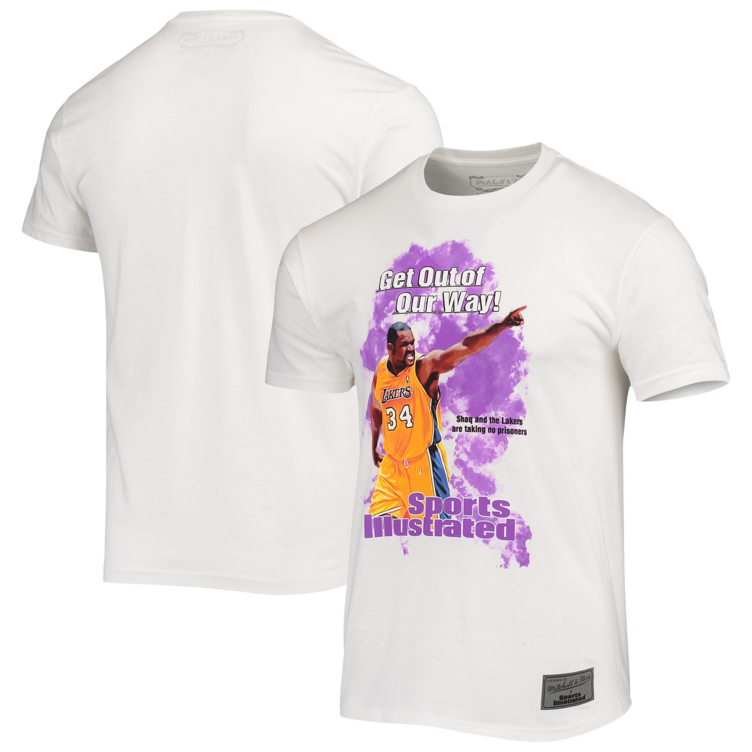 Mitchell  Ness x Sports Illustrated Shaquille O'Neal Los Angeles Lakers Player T-Shirt - view number 1