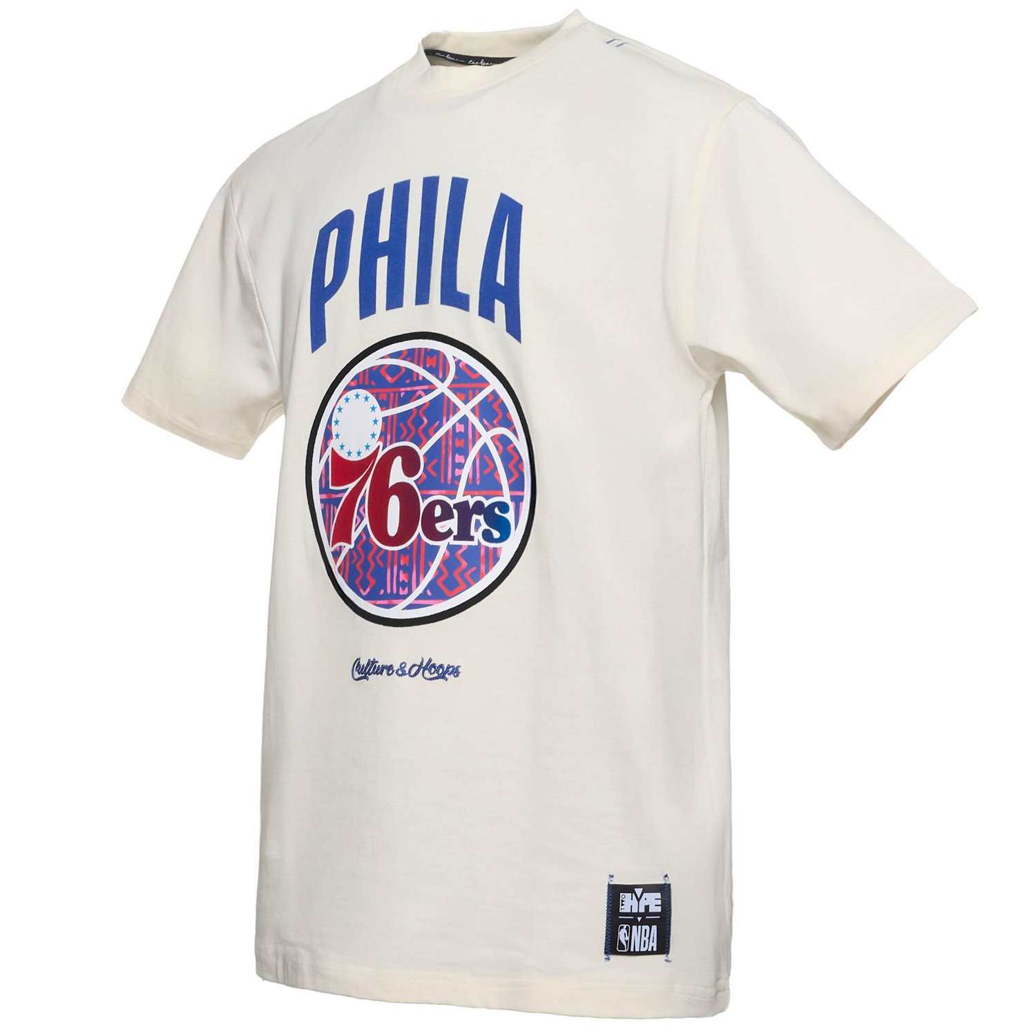 NBA x Two Hype Philadelphia 76ers Culture  Hoops Collection Premium T-Shirt - view number 2