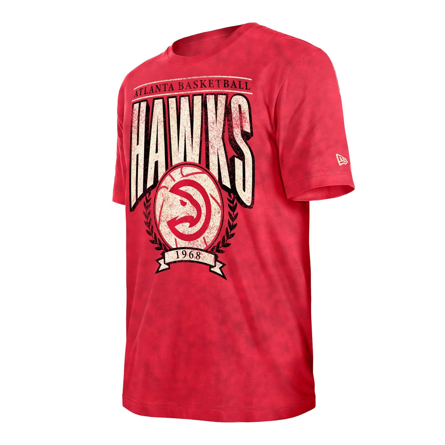 New Era Atlanta Hawks Hardwood Classics Oversized Boxy Mineral Wash T-Shirt - view number 2