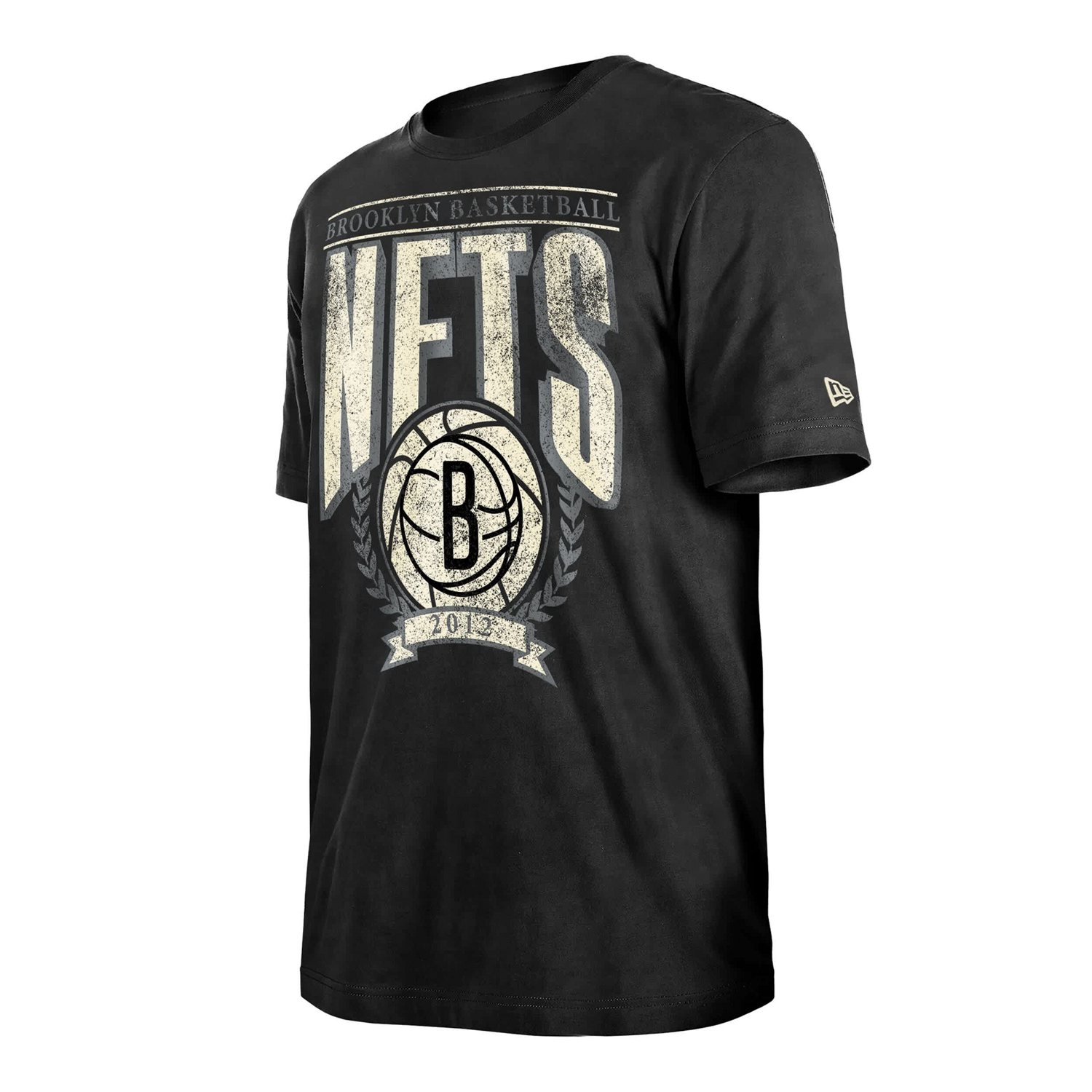 New Era Brooklyn Nets Hardwood Classics Oversized Boxy Mineral Wash T-Shirt - view number 2