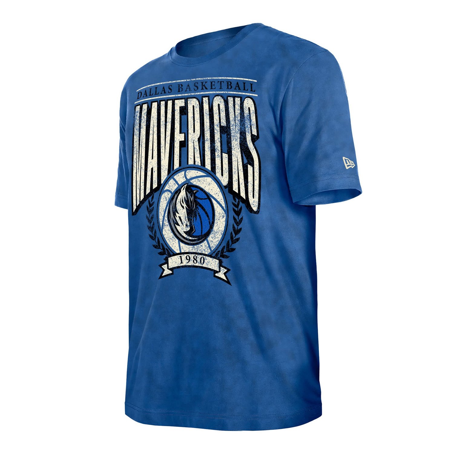 New Era Dallas Mavericks Hardwood Classics Oversized Boxy Mineral Wash T-Shirt                                                   - view number 2
