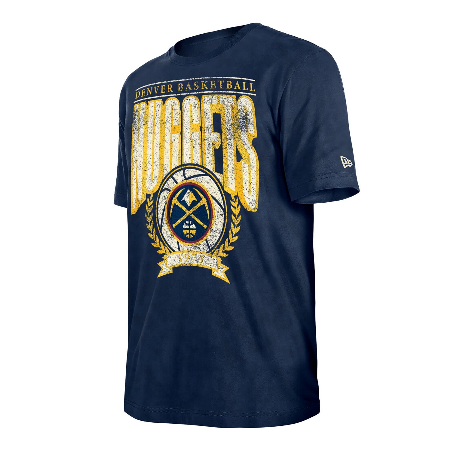 New Era Denver Nuggets Hardwood Classics Oversized Boxy Mineral Wash T-Shirt - view number 2