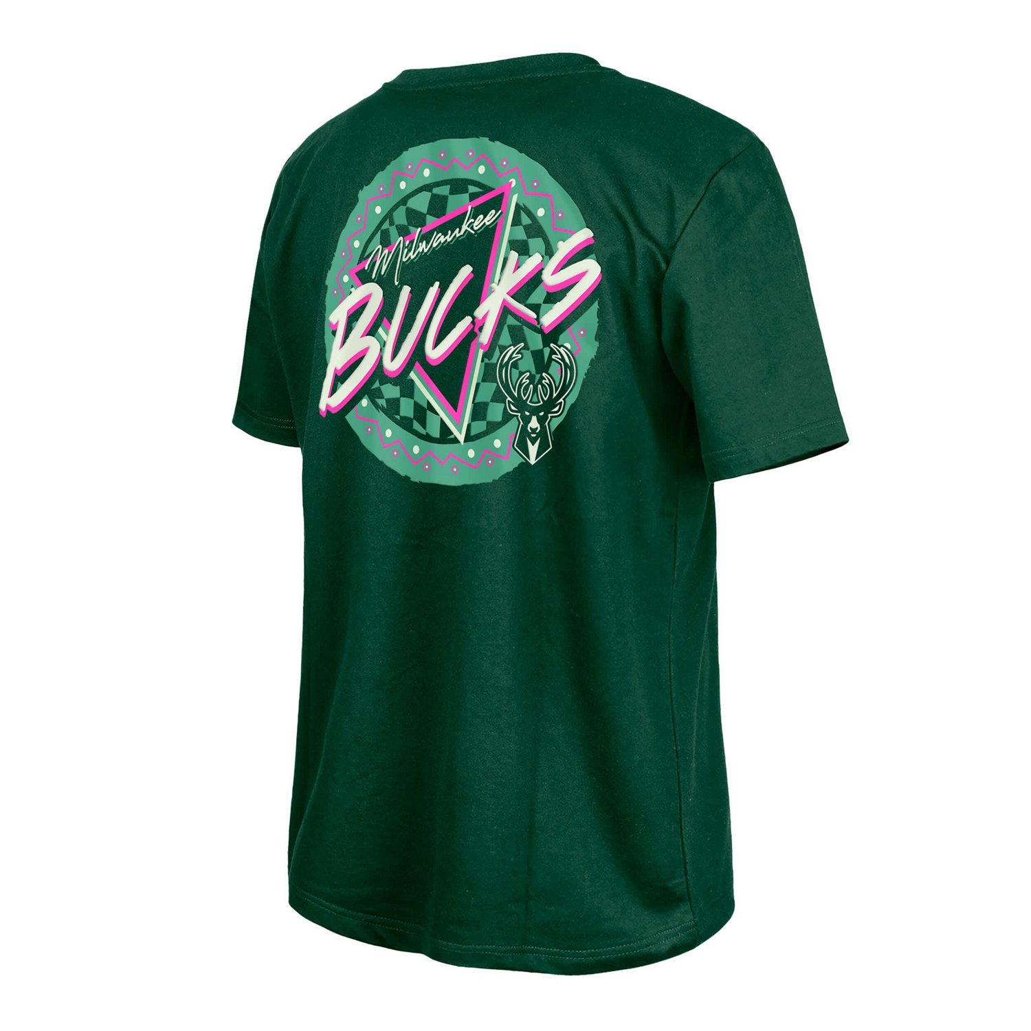 New Era Hunter Milwaukee Bucks Glow-in-the-Dark T-Shirt