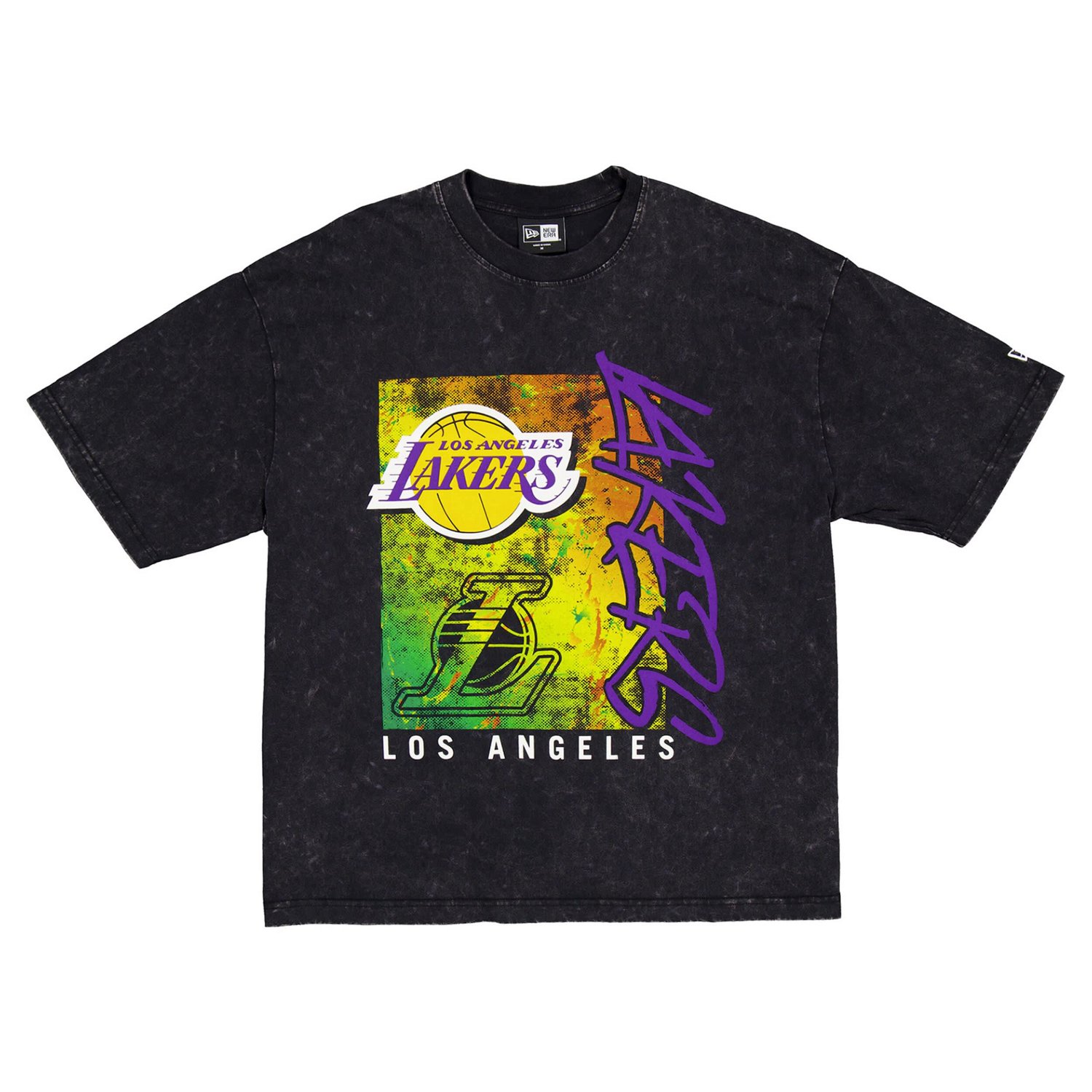 New Era Los Angeles Lakers Sport Classics Enzyme Washed T-Shirt - view number 2
