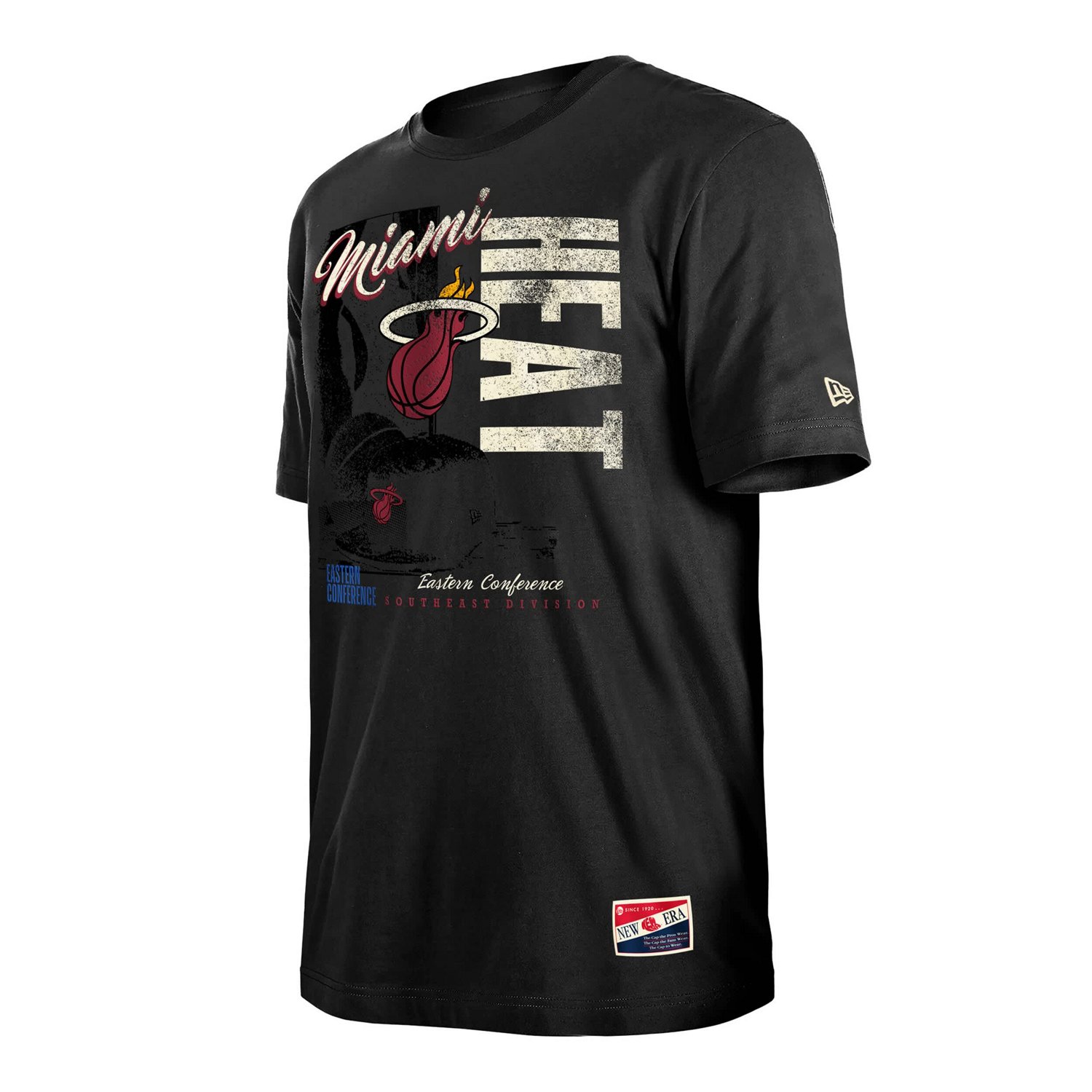 New Era Miami Heat Distressed Throwback Vintage Color Pack T-Shirt - view number 2