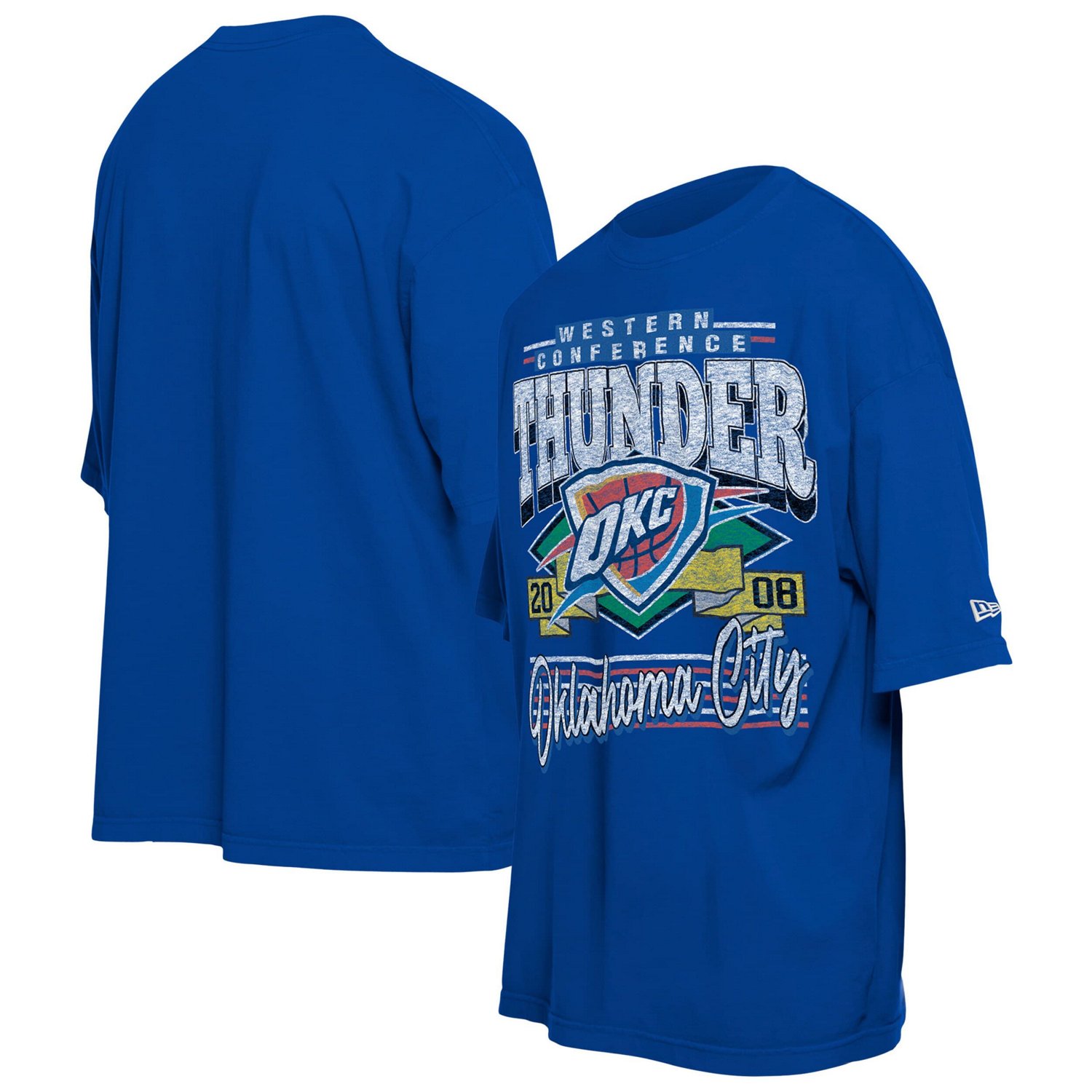 New Era Oklahoma City Thunder Distressed Sport Classics T-Shirt - view number 1