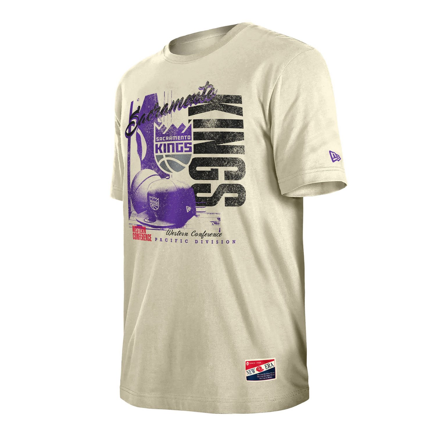 New Era Sacramento Kings Distressed Throwback Vintage Color Pack T-Shirt                                                         - view number 2