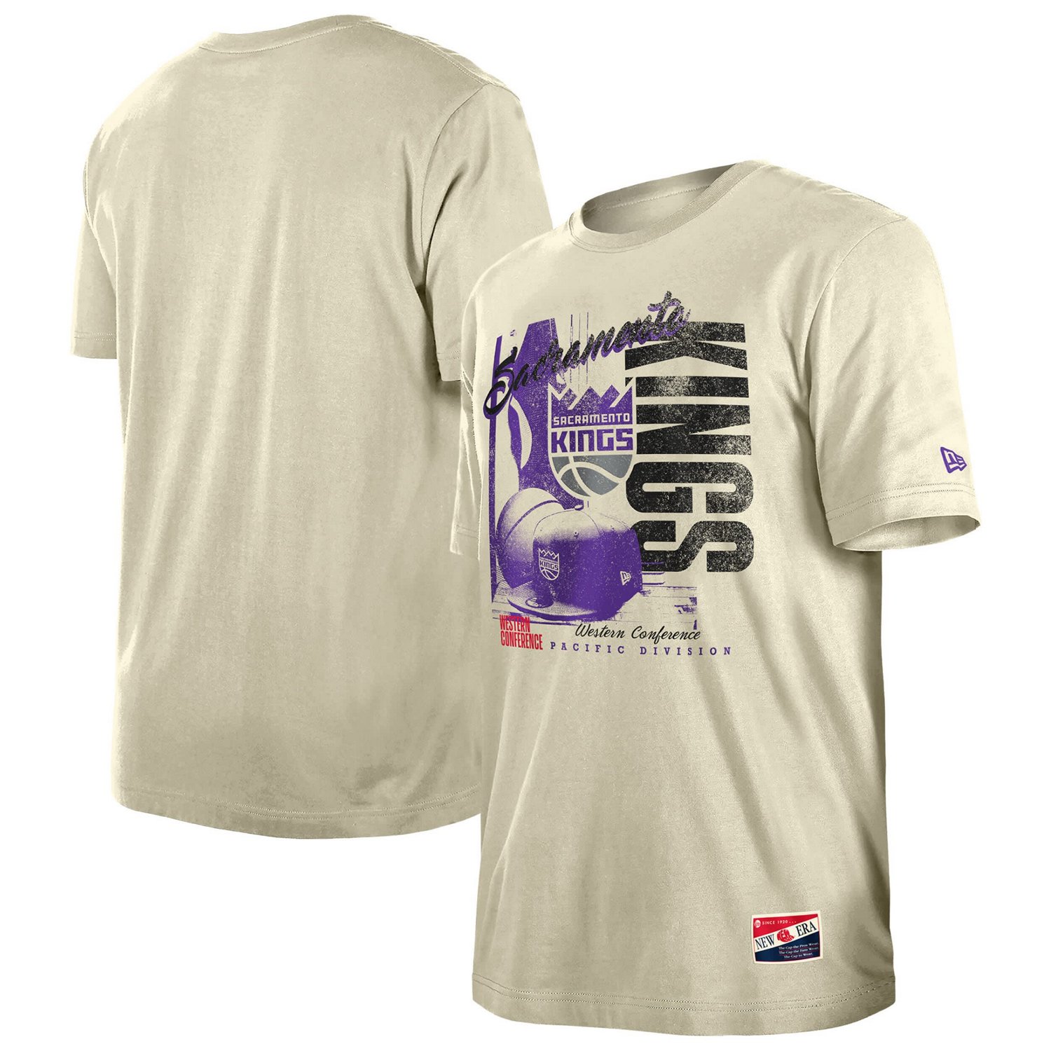New Era Sacramento Kings Distressed Throwback Vintage Color Pack T-Shirt                                                         - view number 1