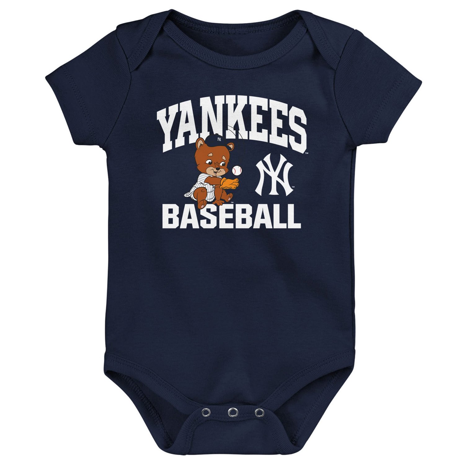 New York Yankees Batter Up 3-Pack Bodysuit Set - view number 2