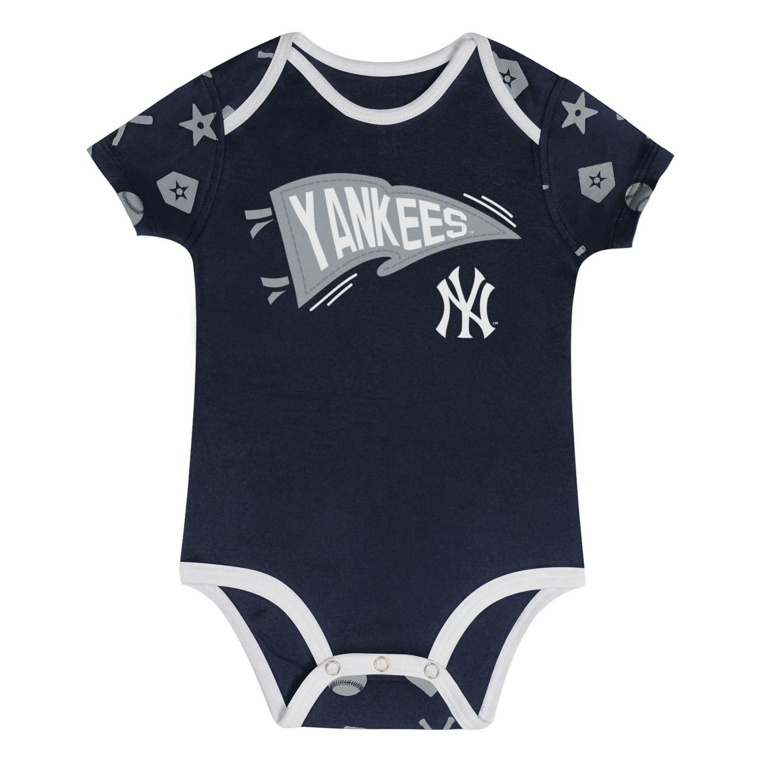 New York Yankees On Deck 2-Piece Diaper Cover Set - view number 2