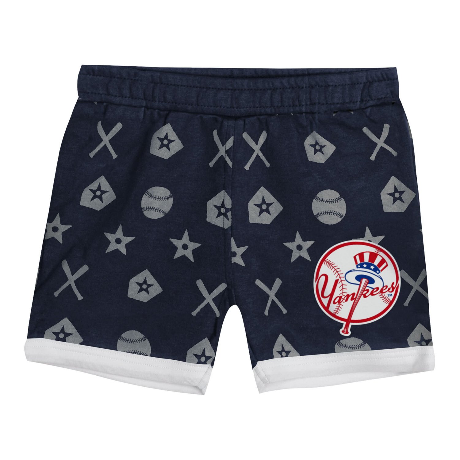 New York Yankees On Deck 2-Piece Diaper Cover Set