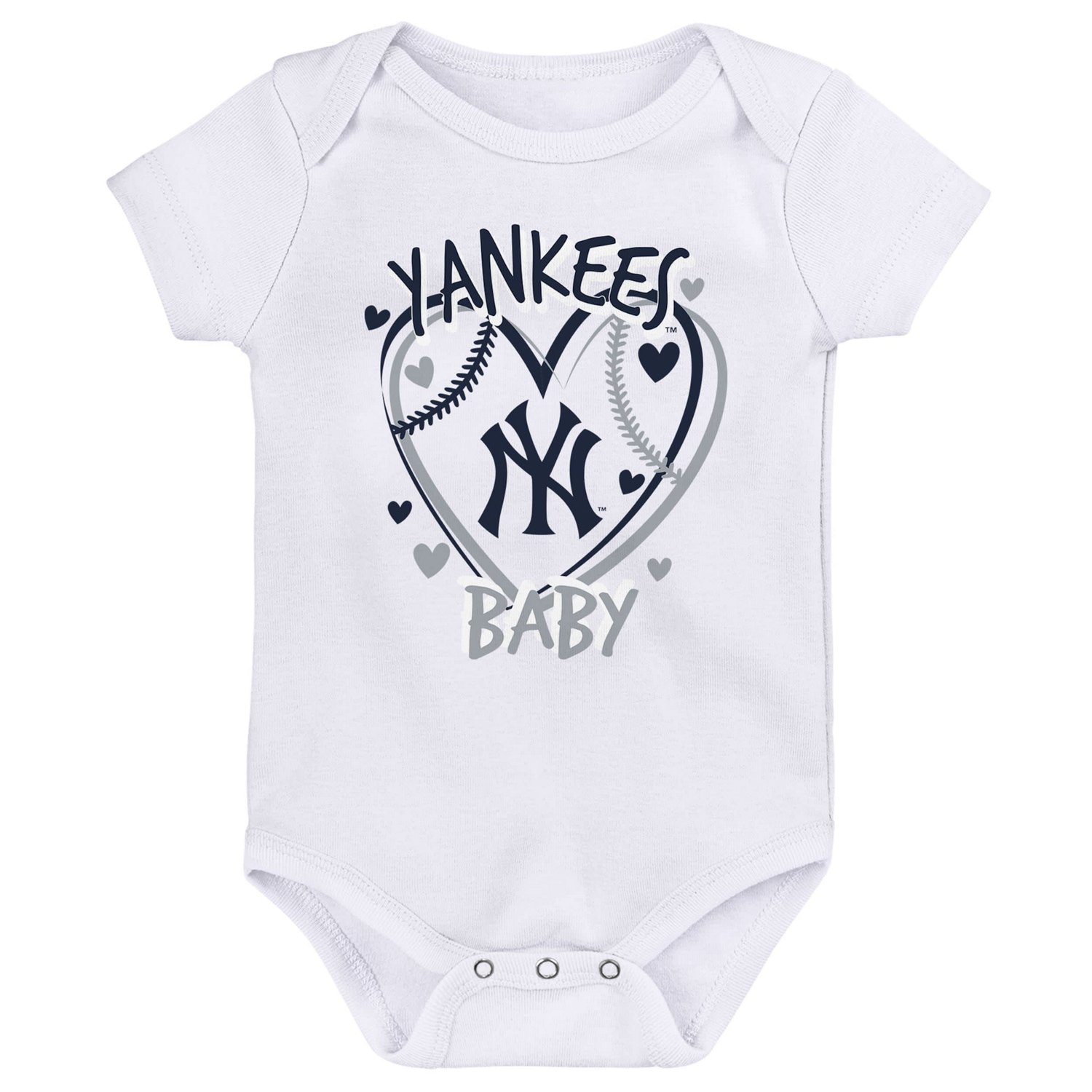 New York Yankees Slide Home Three-Pack Bodysuit Set