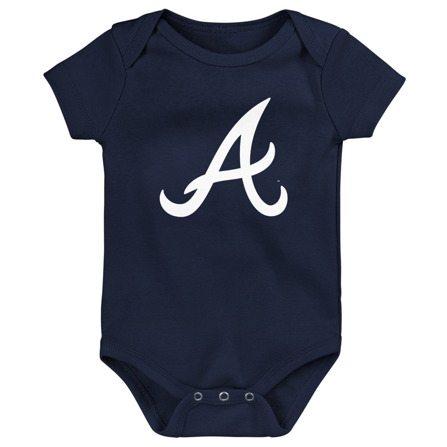 Newborn  Atlanta Braves Primary Team Logo Bodysuit - view number 1