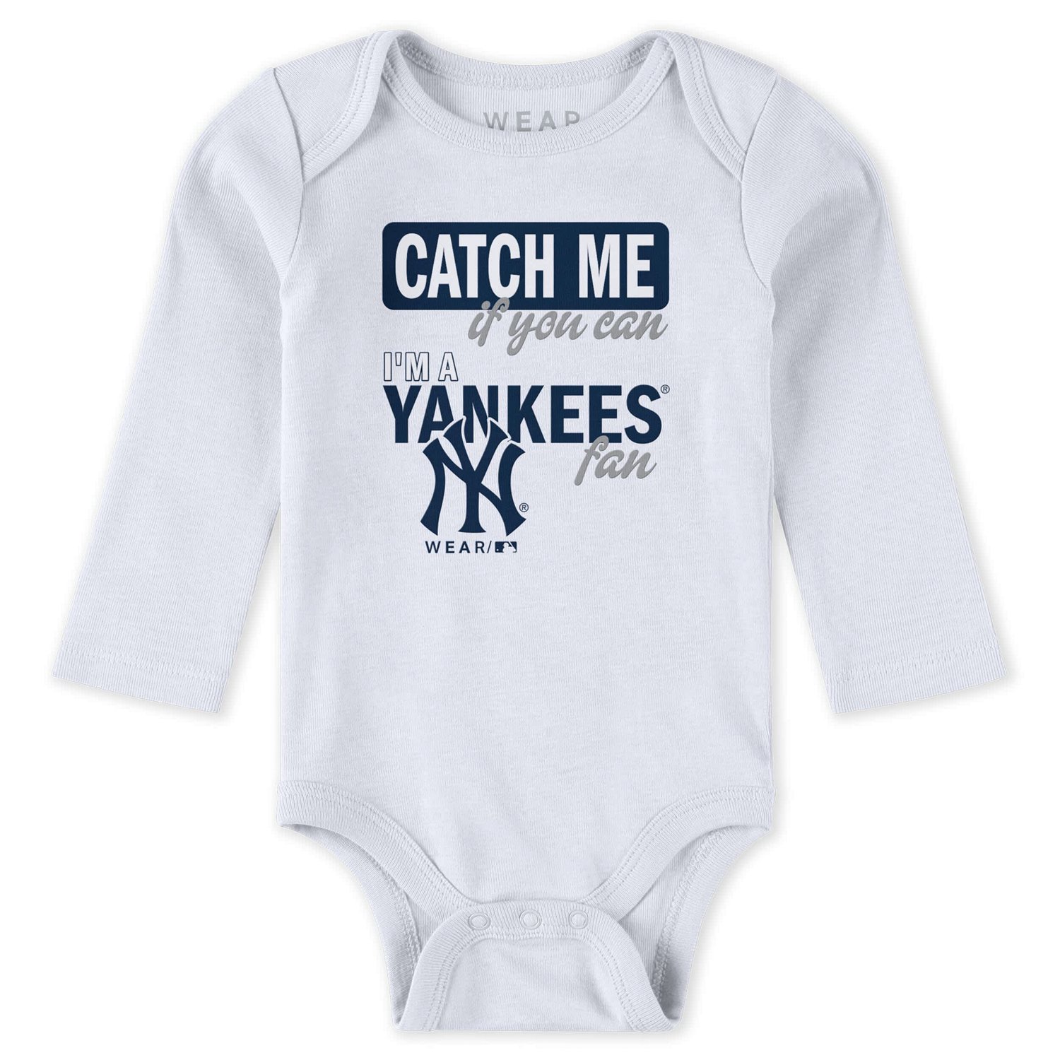 Newborn  Infant WEAR by Erin Andrews Navy New York Yankees Three-Piece Turn Me Around Bodysuits  Pants Set - view number 2