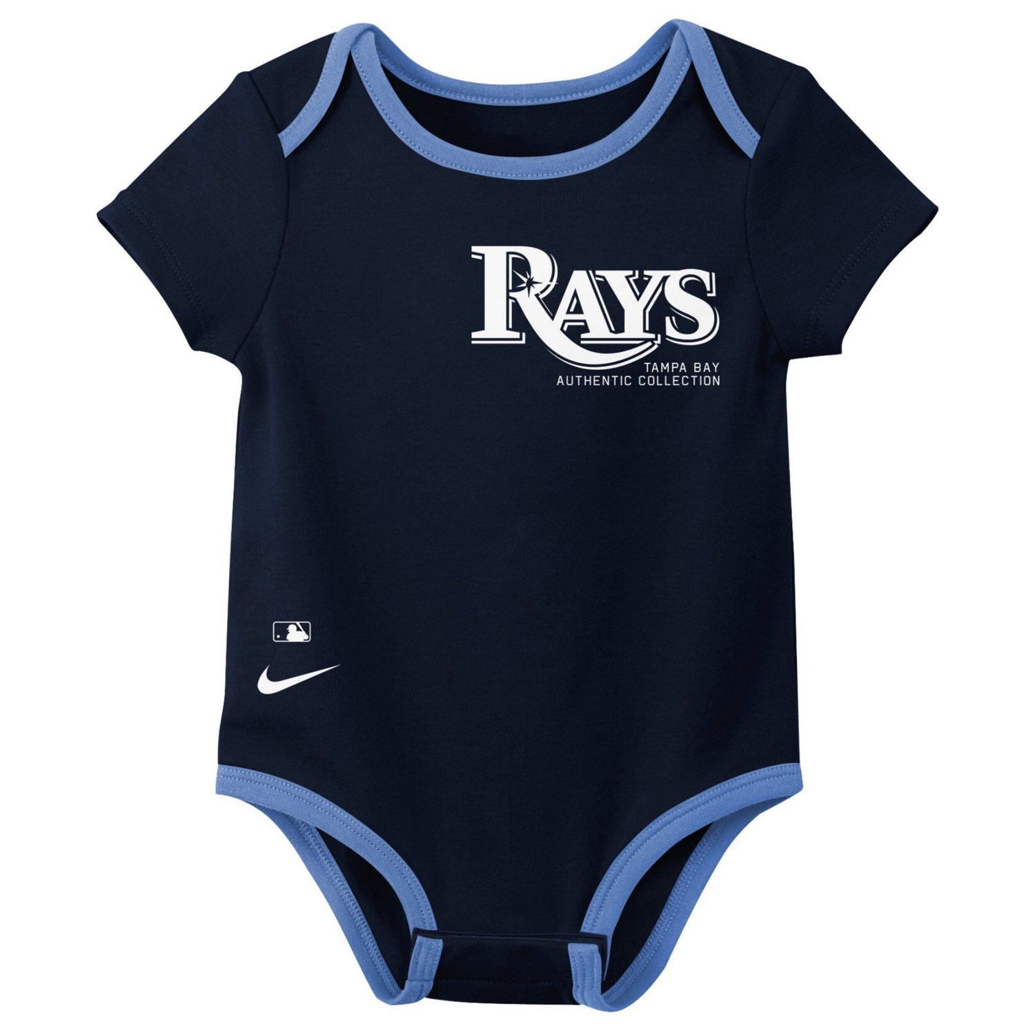 Newborn  Nike Tampa Bay Rays Three-Pack Bodysuit Set - view number 3