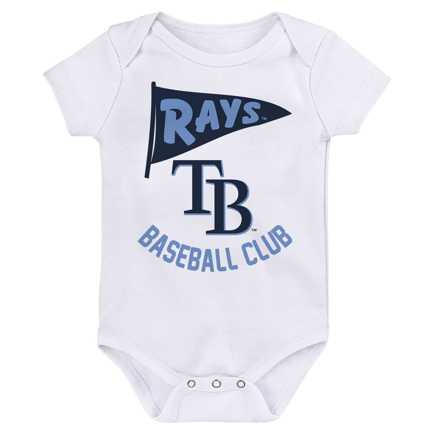 Newborn  Tampa Bay Rays 3-Pack Fan Pennant Bodysuit Set - view number 3