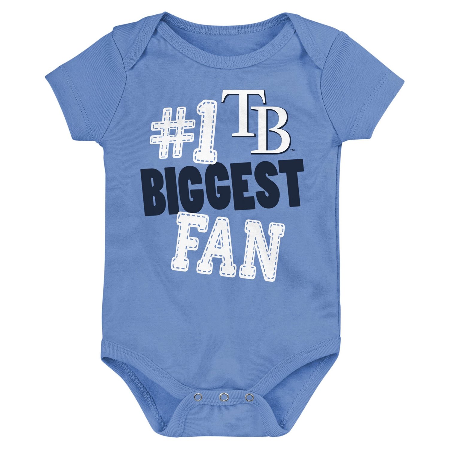 Newborn  Tampa Bay Rays 3-Pack Fan Pennant Bodysuit Set - view number 4