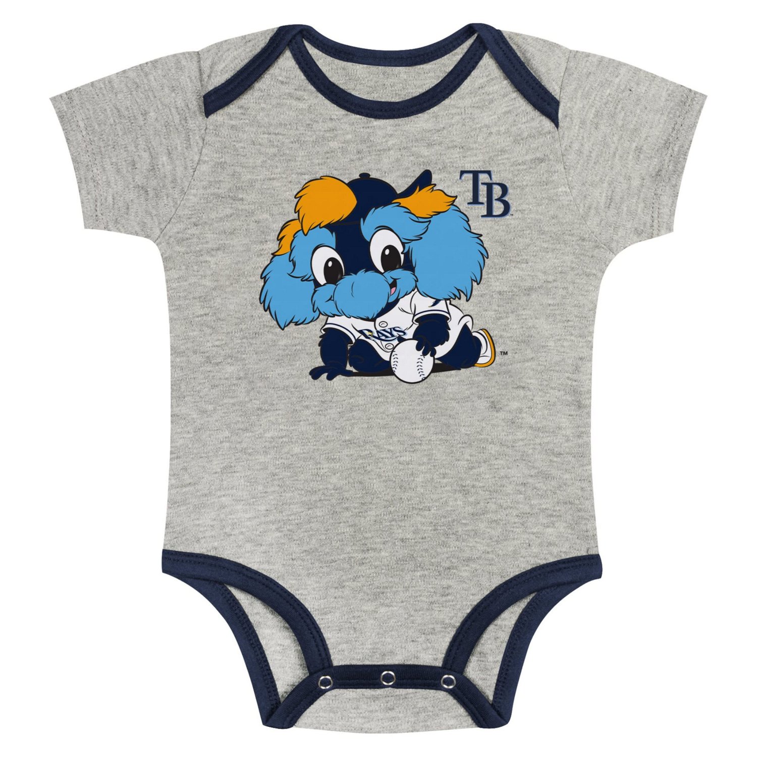Newborn  Tampa Bay Rays Two-Pack Play Ball Bodysuit Set - view number 2