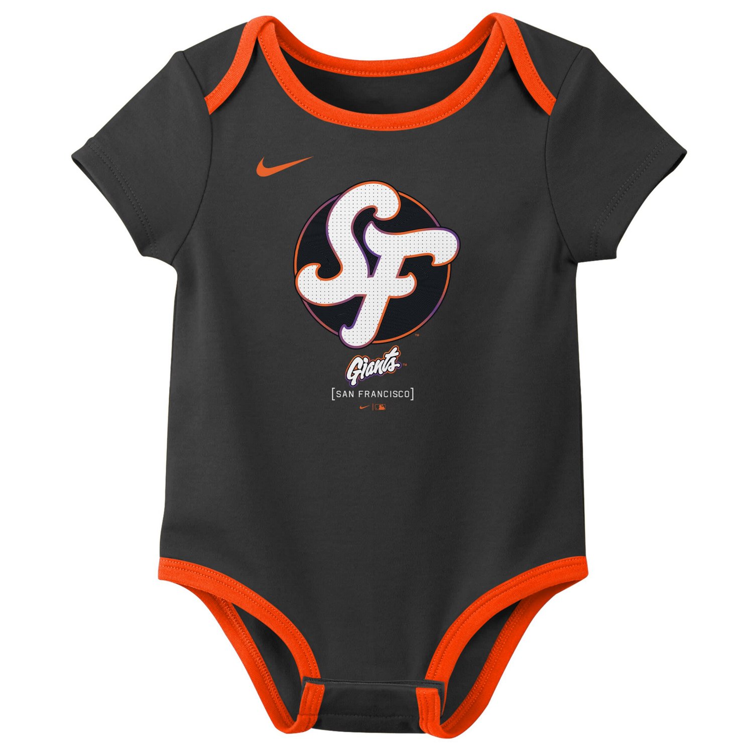 Newborn Nike San Francisco Giants 2025 City Connect Two-Piece Bodysuit Set - view number 3