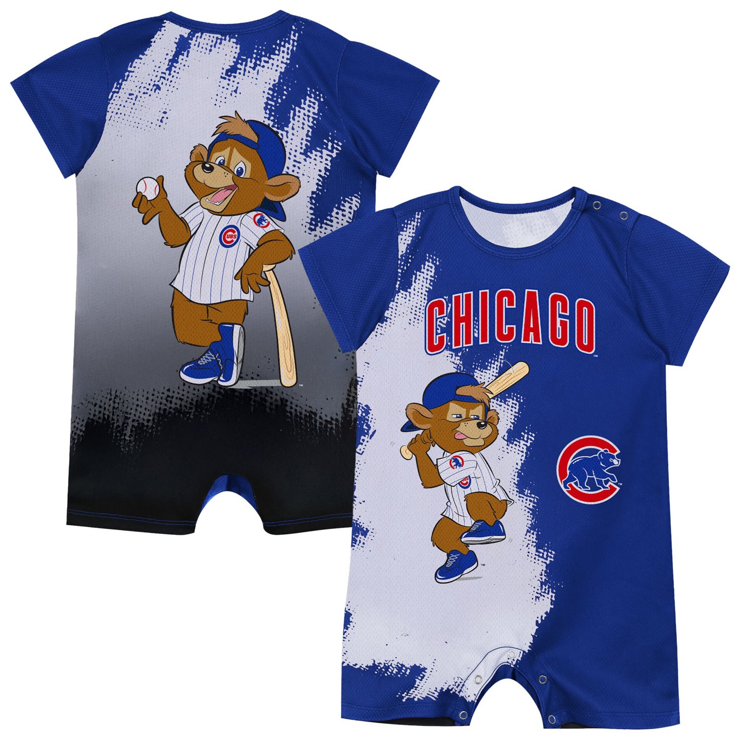 Newborn Outerstuff Chicago Cubs Baby Mascot Bodysuit