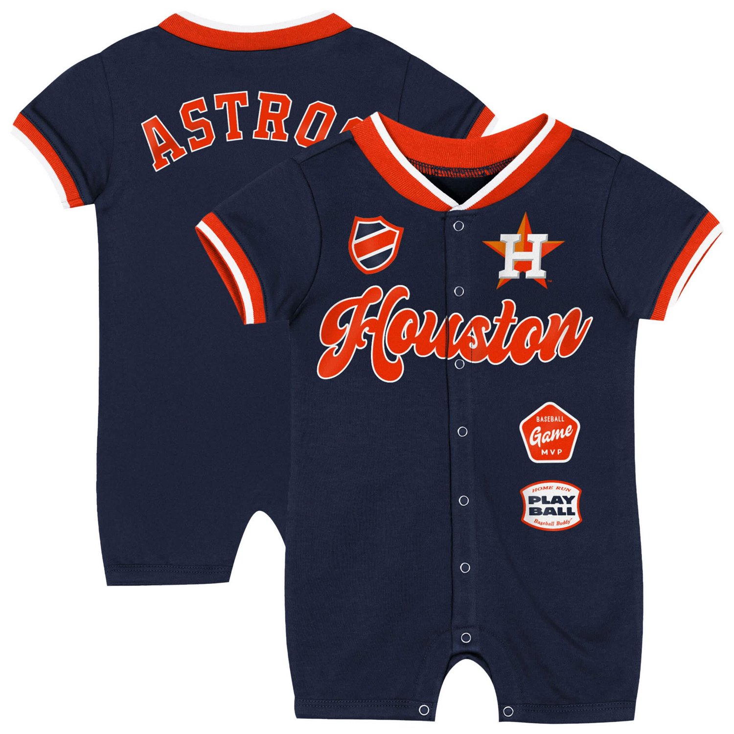 Newborn Outerstuff Houston Astros Pinch Coverall