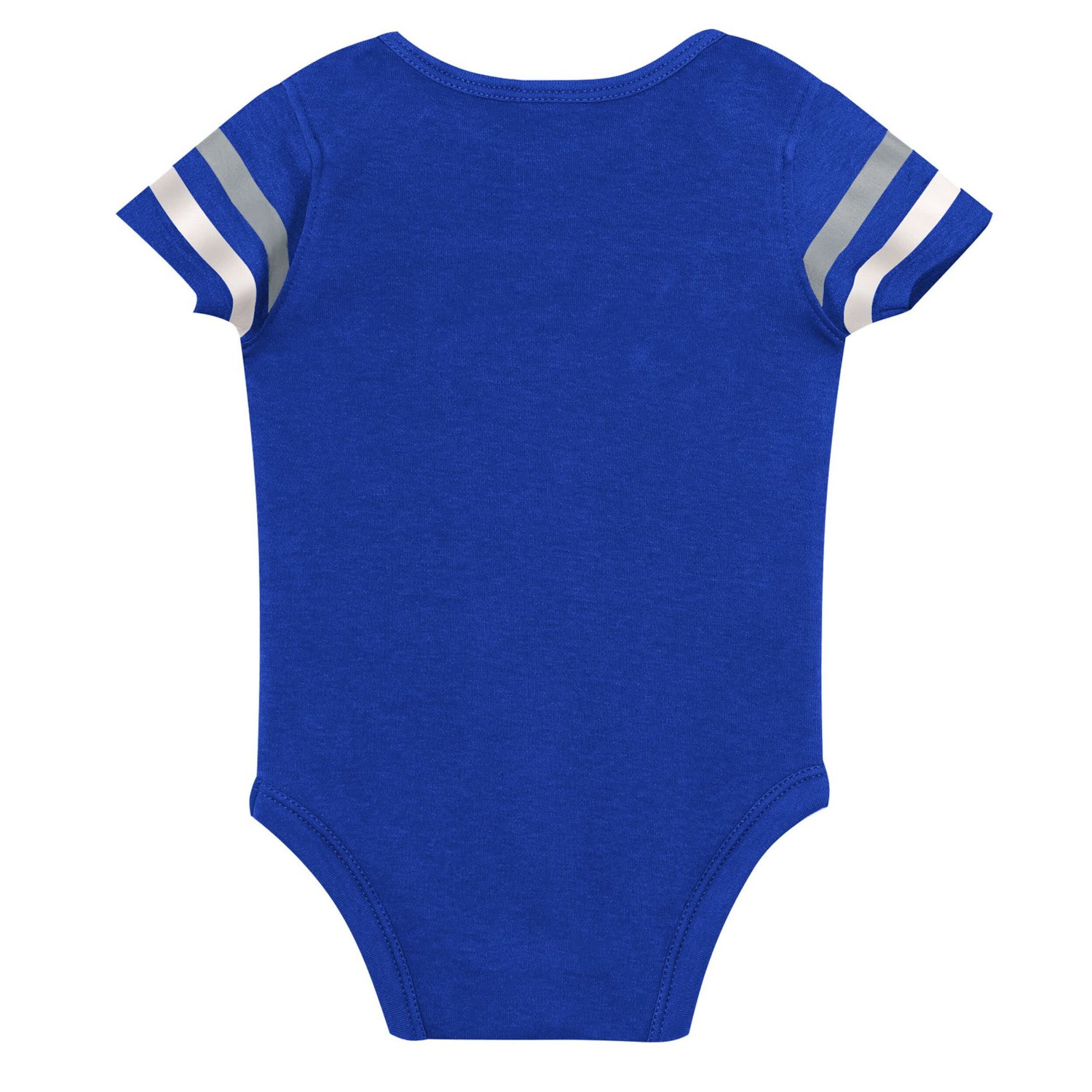 Newborn Outerstuff Los Angeles Dodgers Up One Three-Piece Bodysuit Bib  Booties Set - view number 3